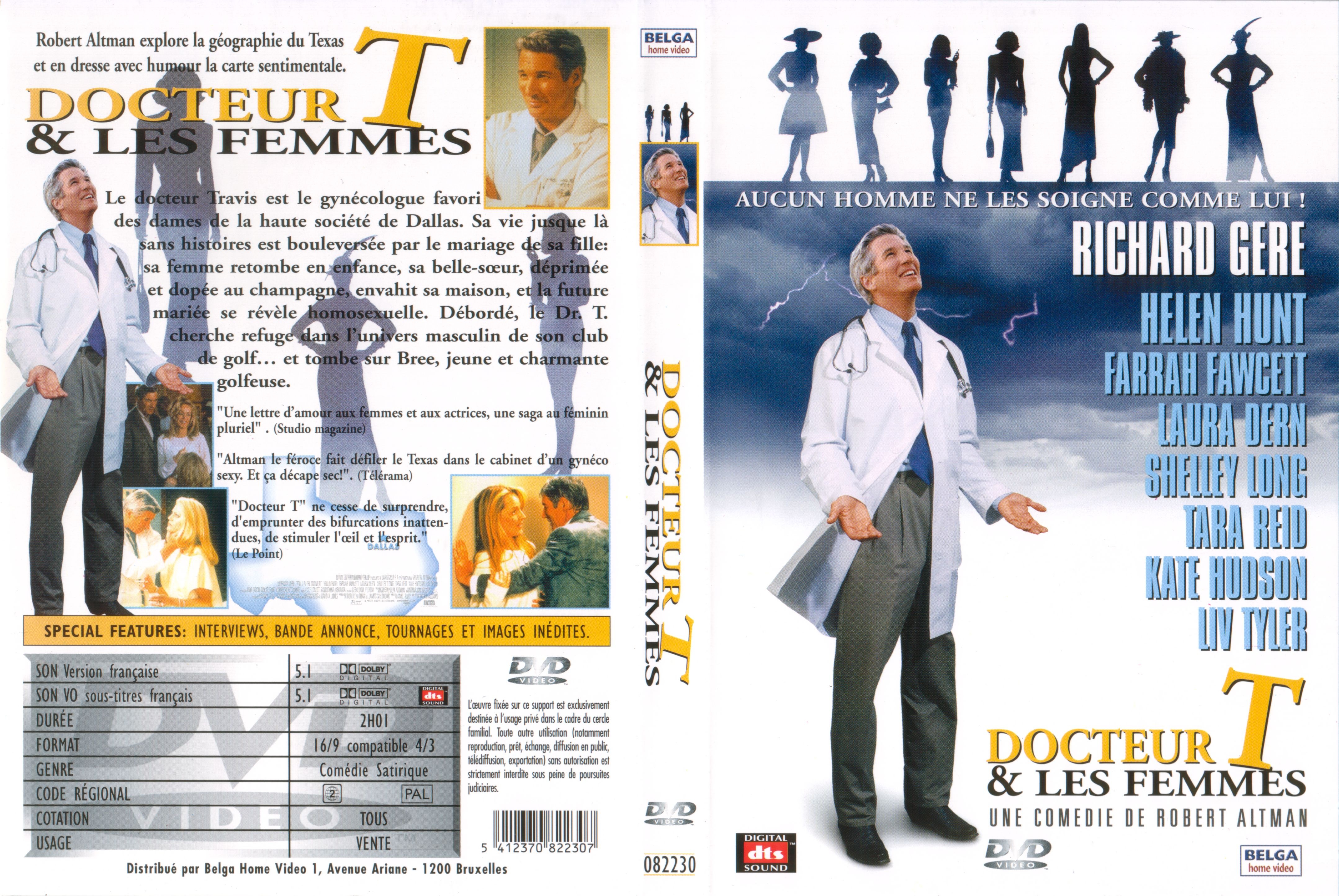 Jaquette DVD Docteur T et les femmes v2