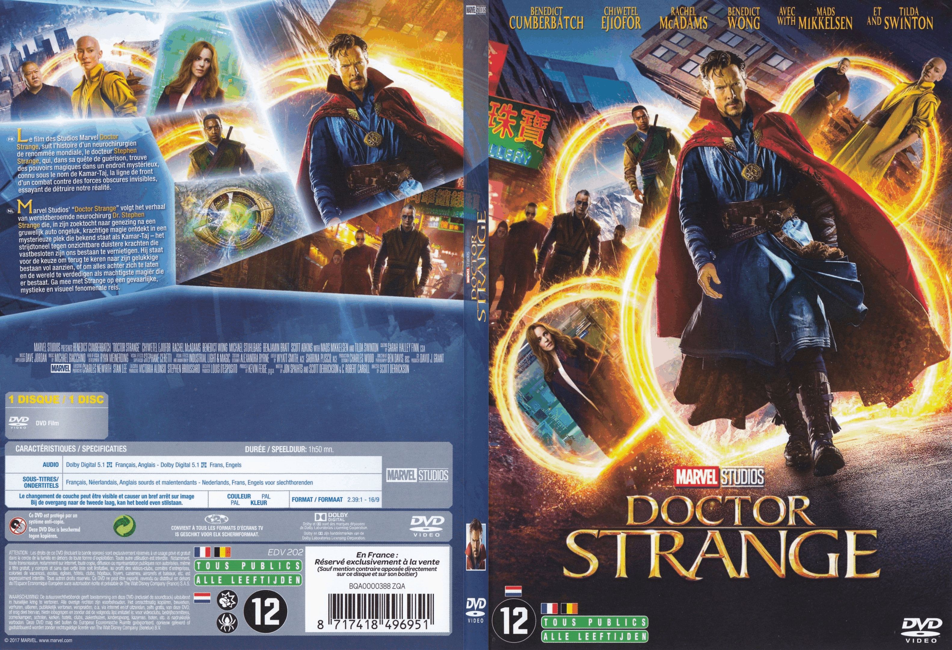 Jaquette DVD Doctor Strange - SLIM