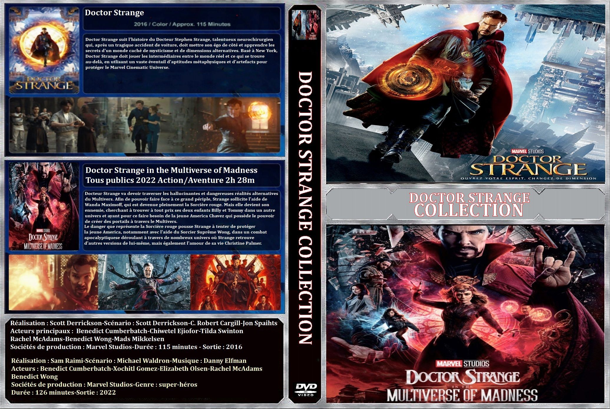 Jaquette DVD Doctor Strange collection Custom 