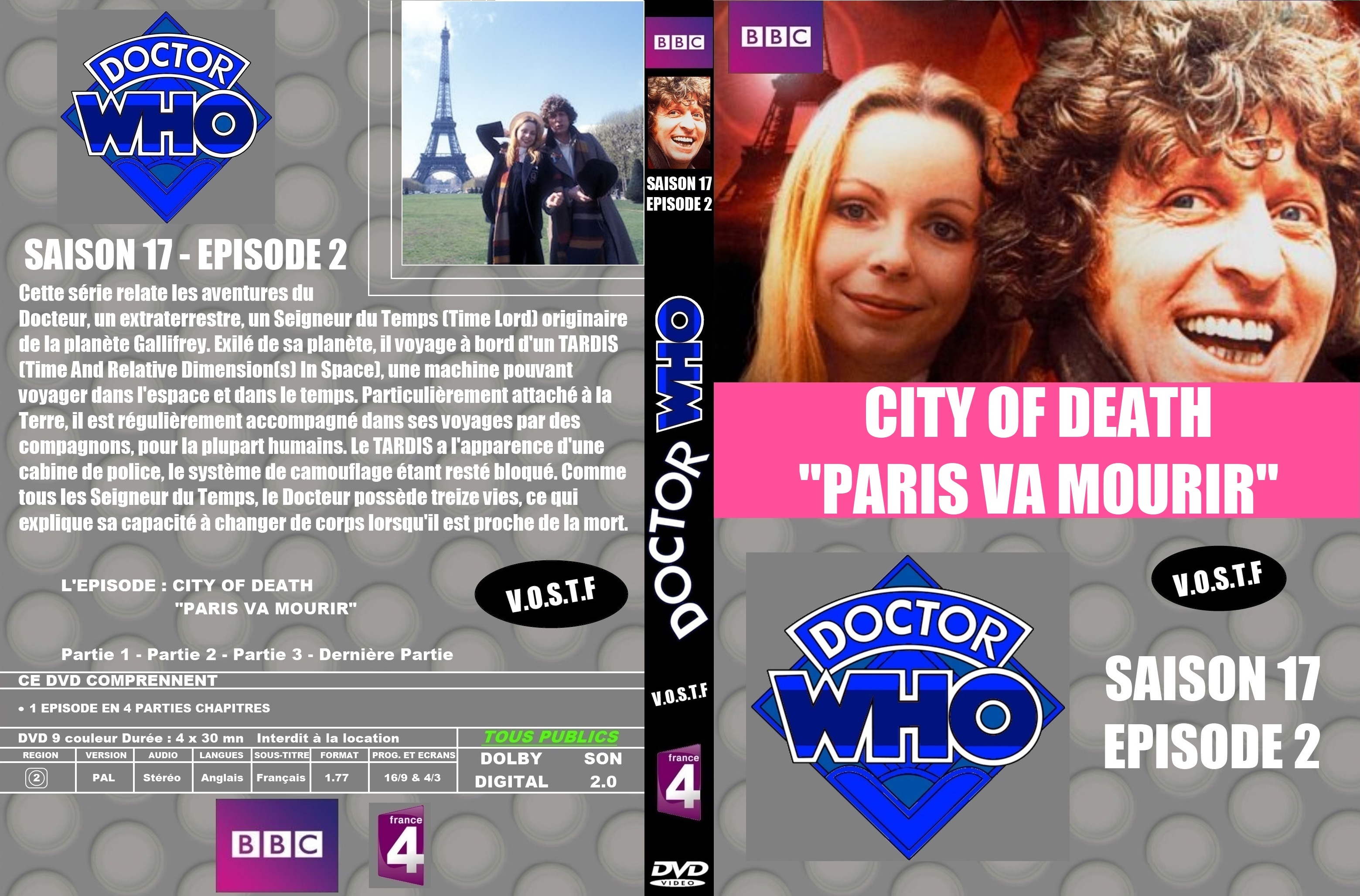 Jaquette DVD Doctor Who Classic Saison 17 pisode 2 custom