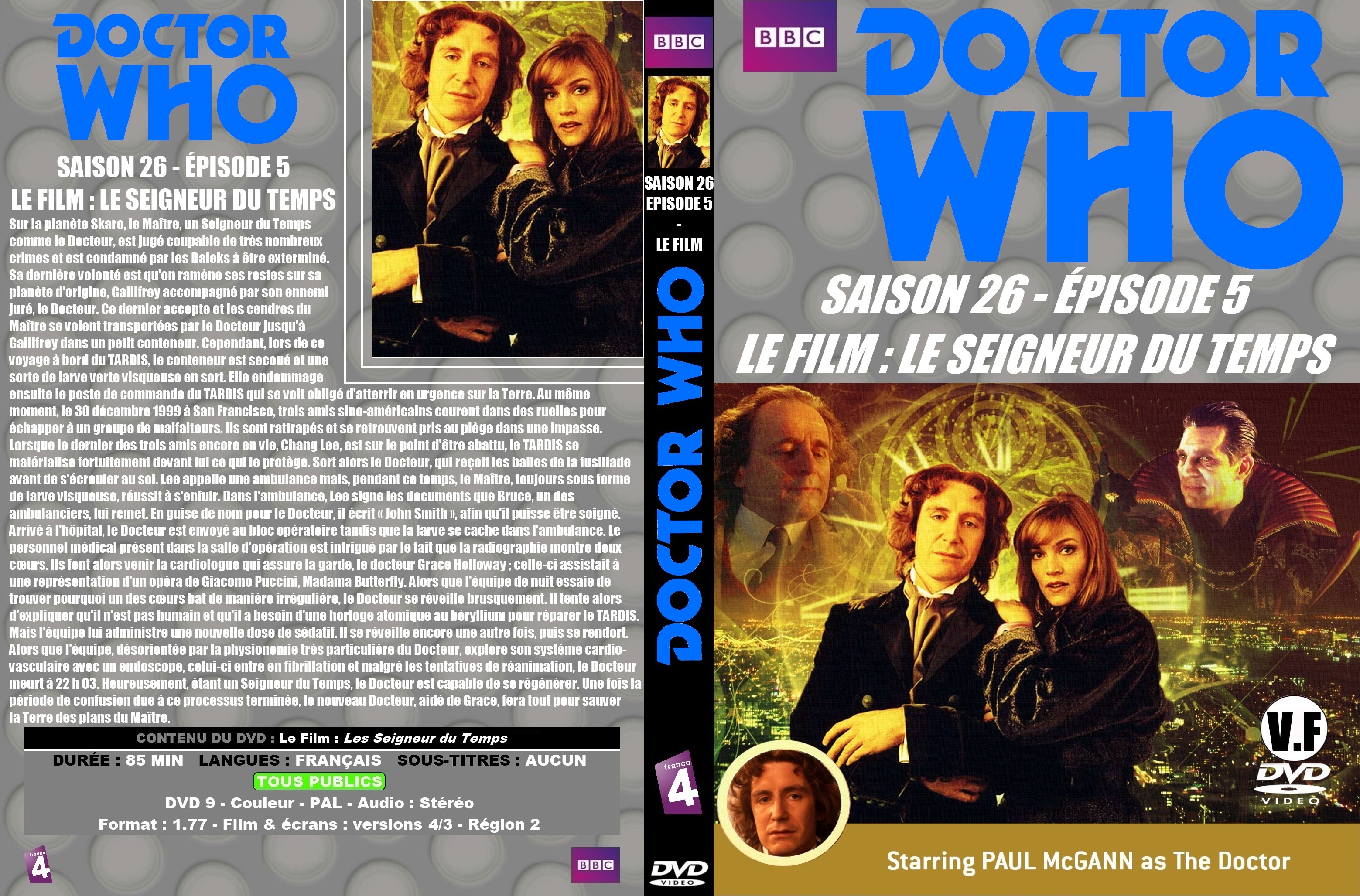 Jaquette DVD Doctor Who Classic Saison 26 pisode 5 custom