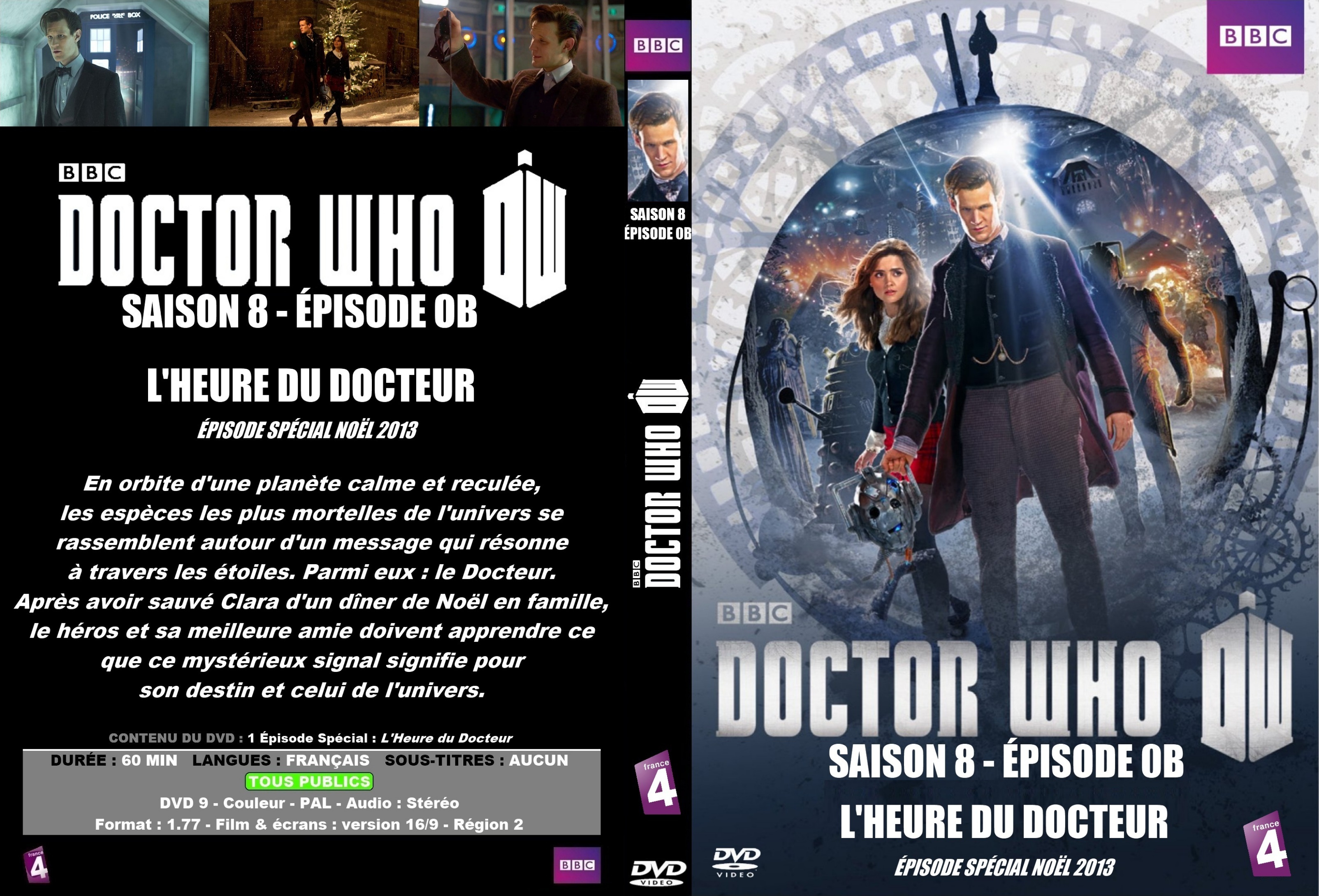 Jaquette DVD Doctor Who Classic Saison 8 pisode 0B custom