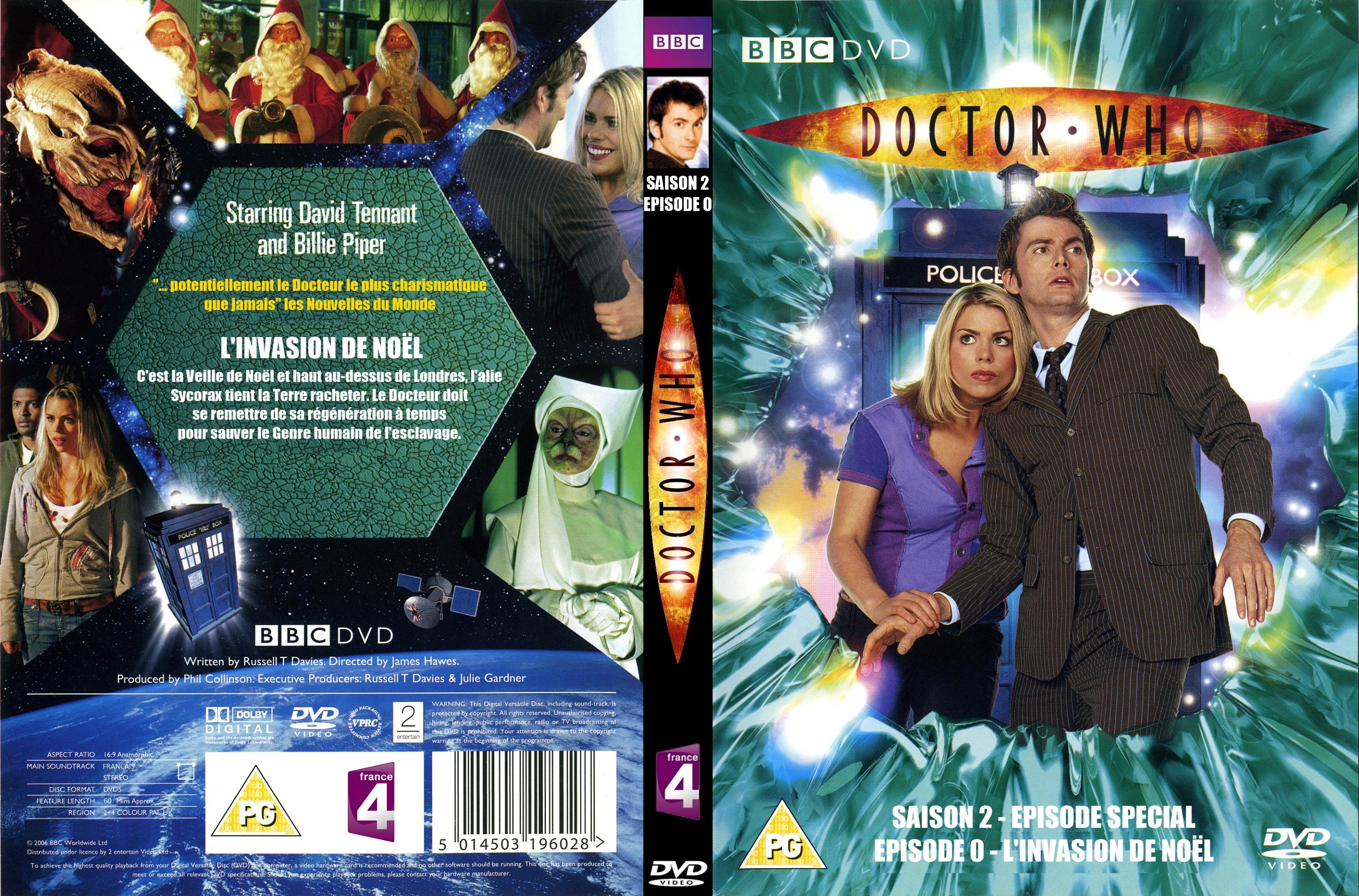 Jaquette DVD Doctor Who Saison 2 pisode 0 custom