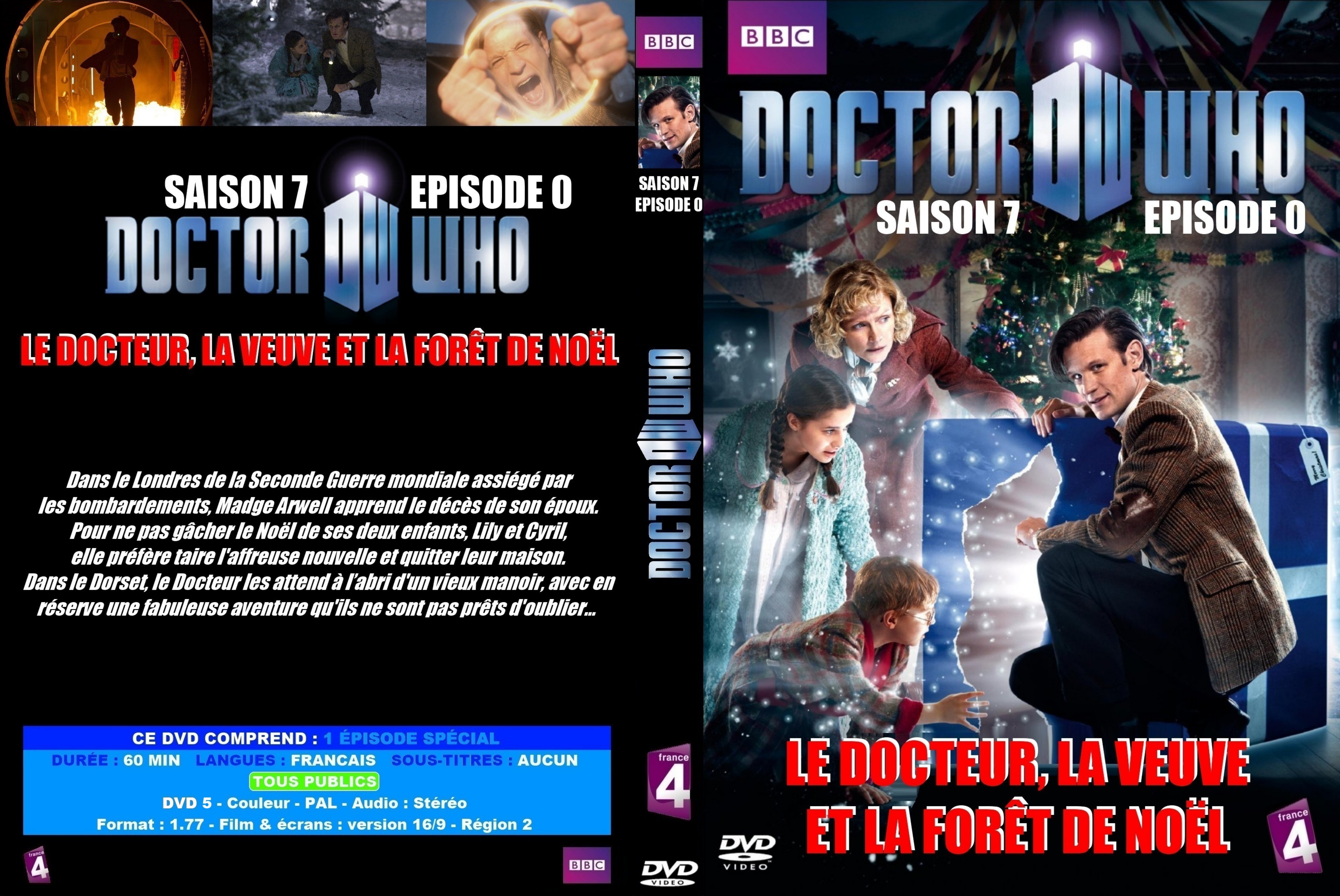 Jaquette DVD Doctor Who Saison 7 Episode 0 custom