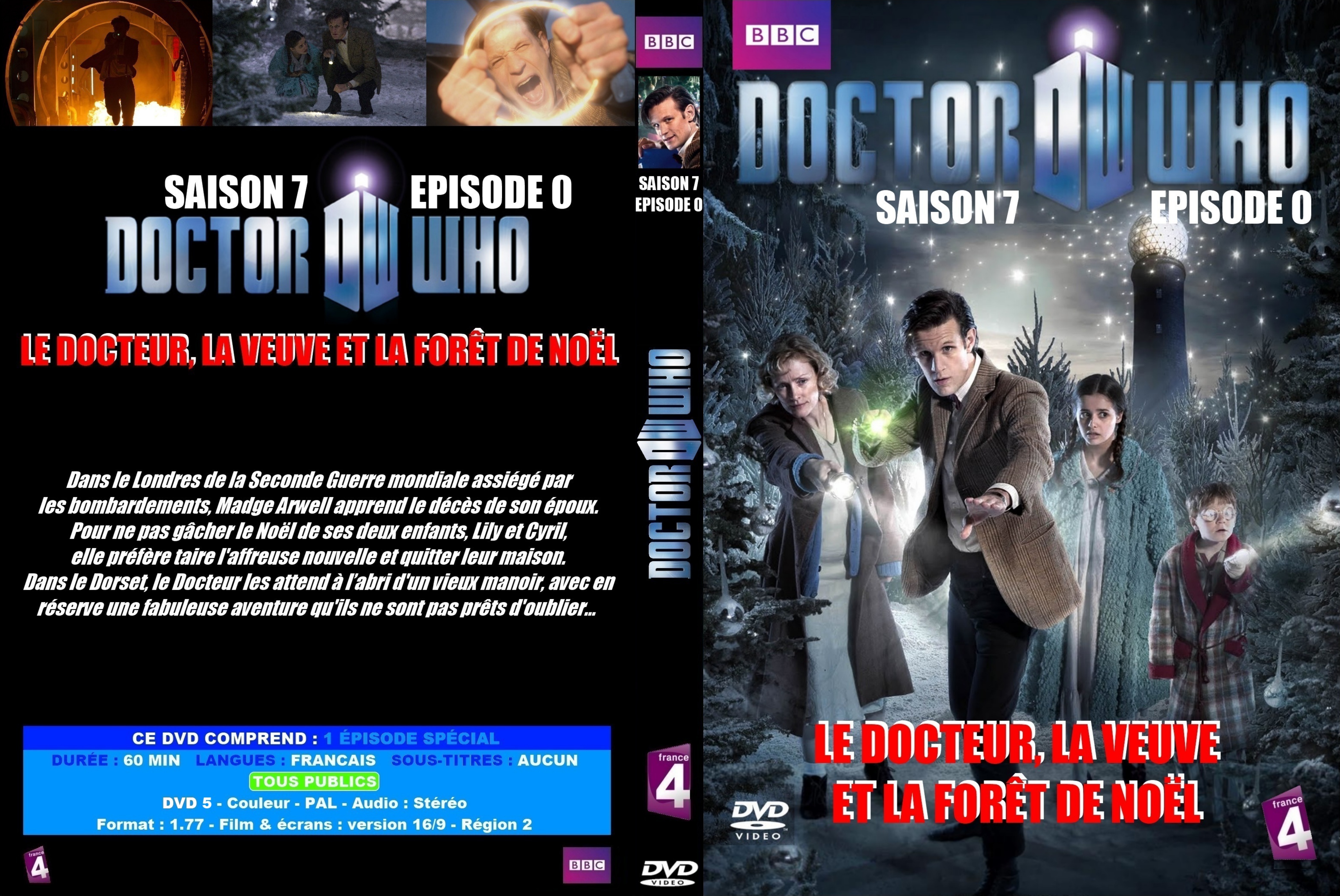 Jaquette DVD Doctor Who Saison 7 Episode 0 custom v2