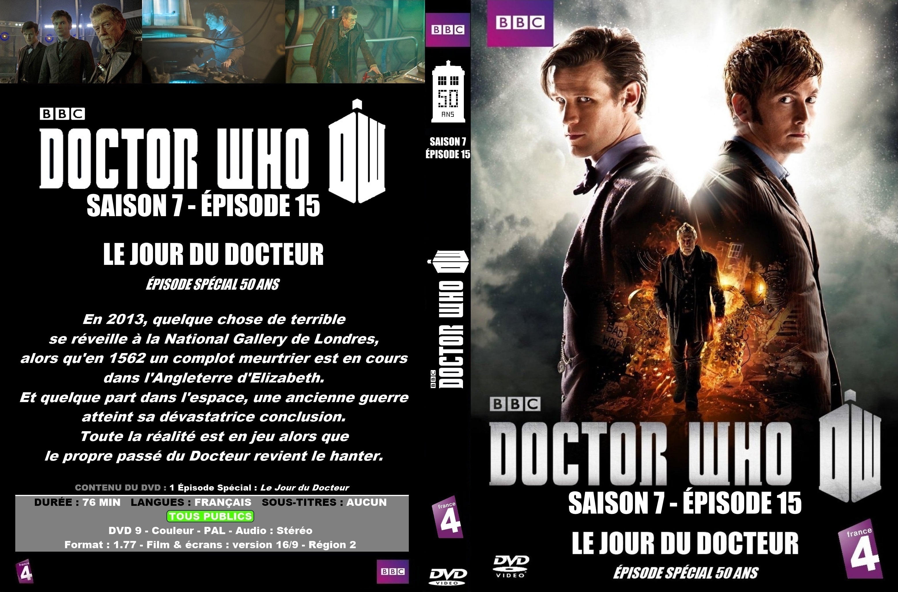 Jaquette DVD Doctor Who Saison 7 Episode 15 custom