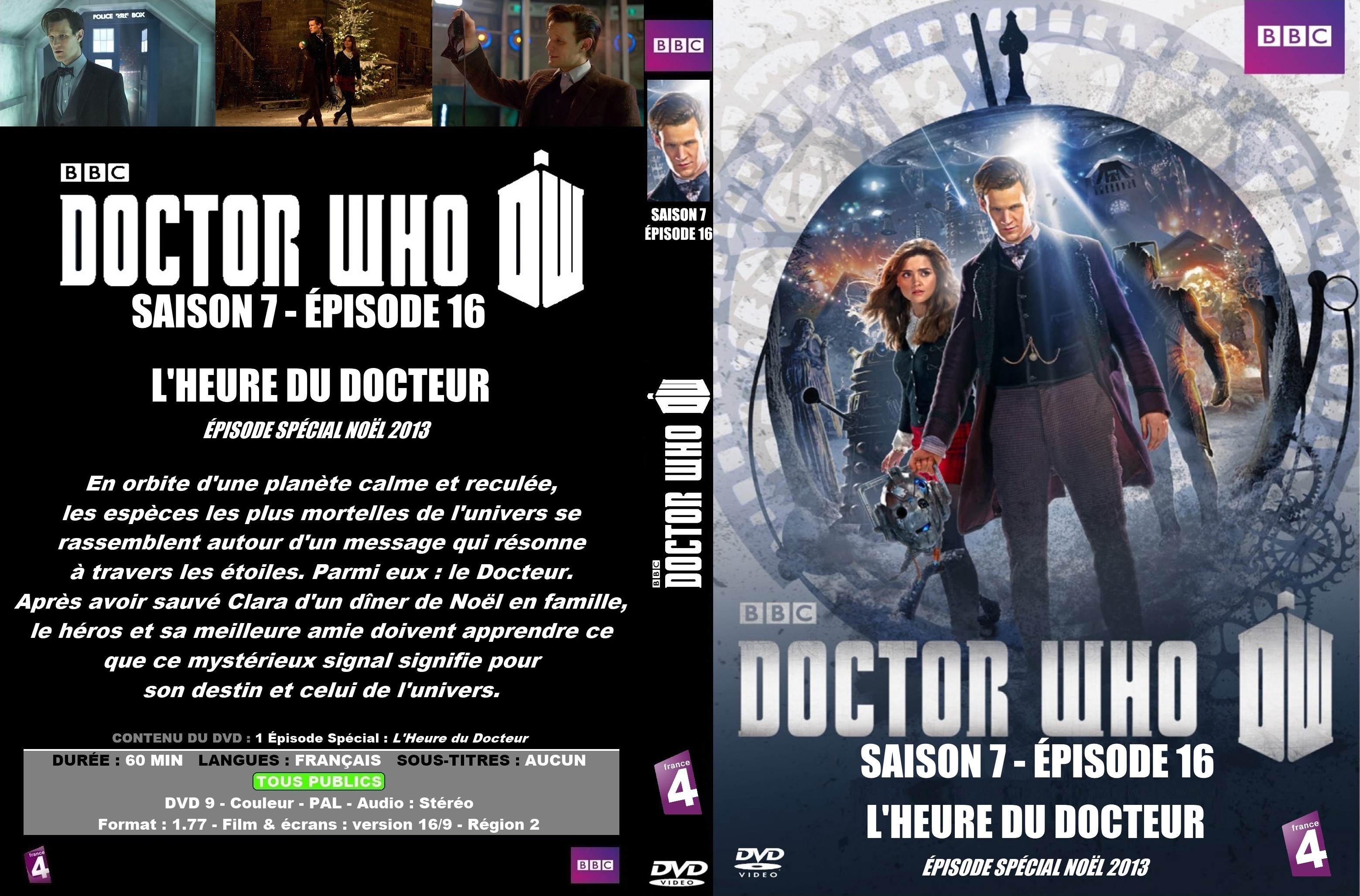 Jaquette DVD Doctor Who Saison 7 Episode 16 custom