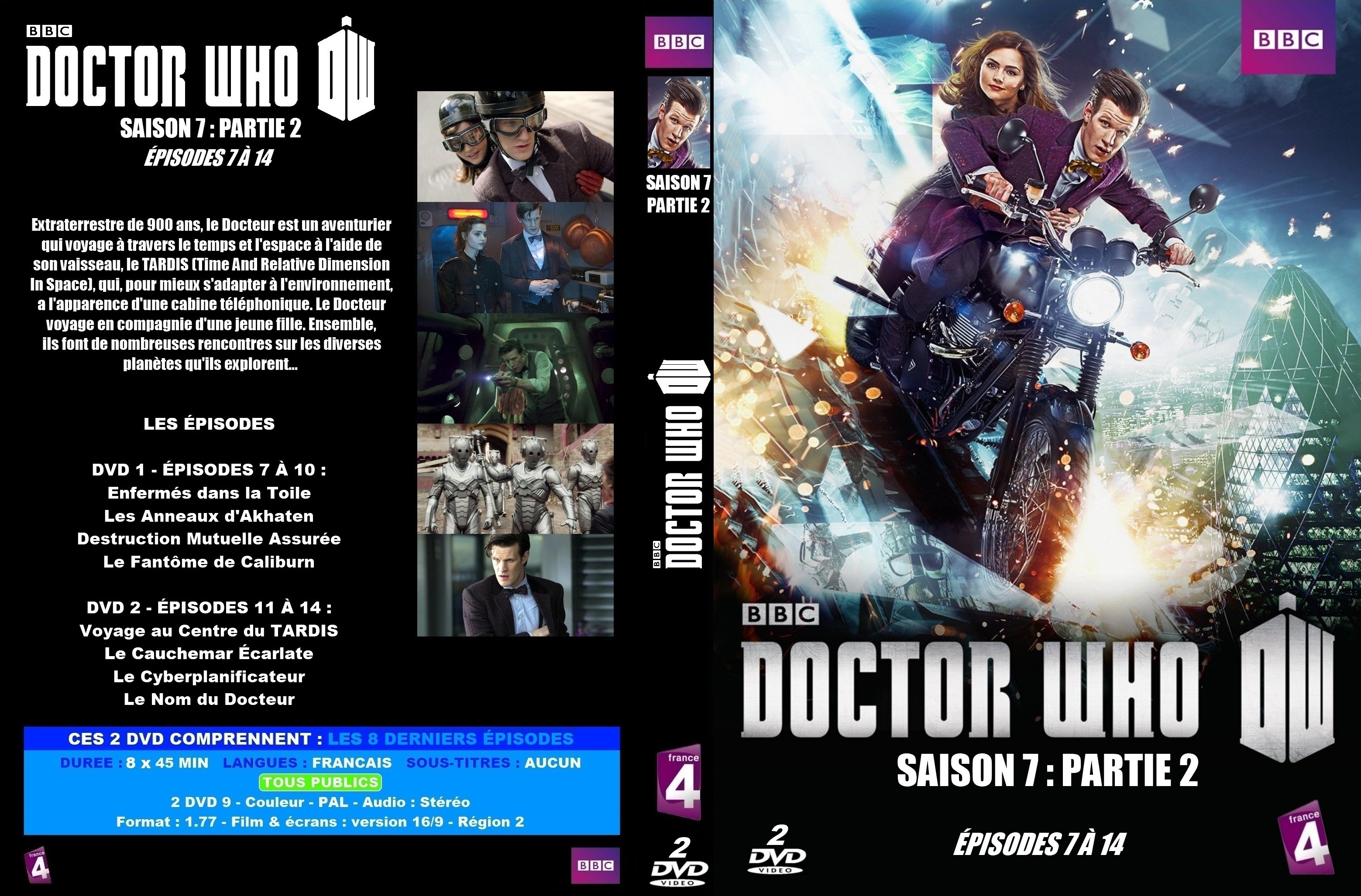 Jaquette DVD Doctor Who Saison 7 Episode 7  14 custom