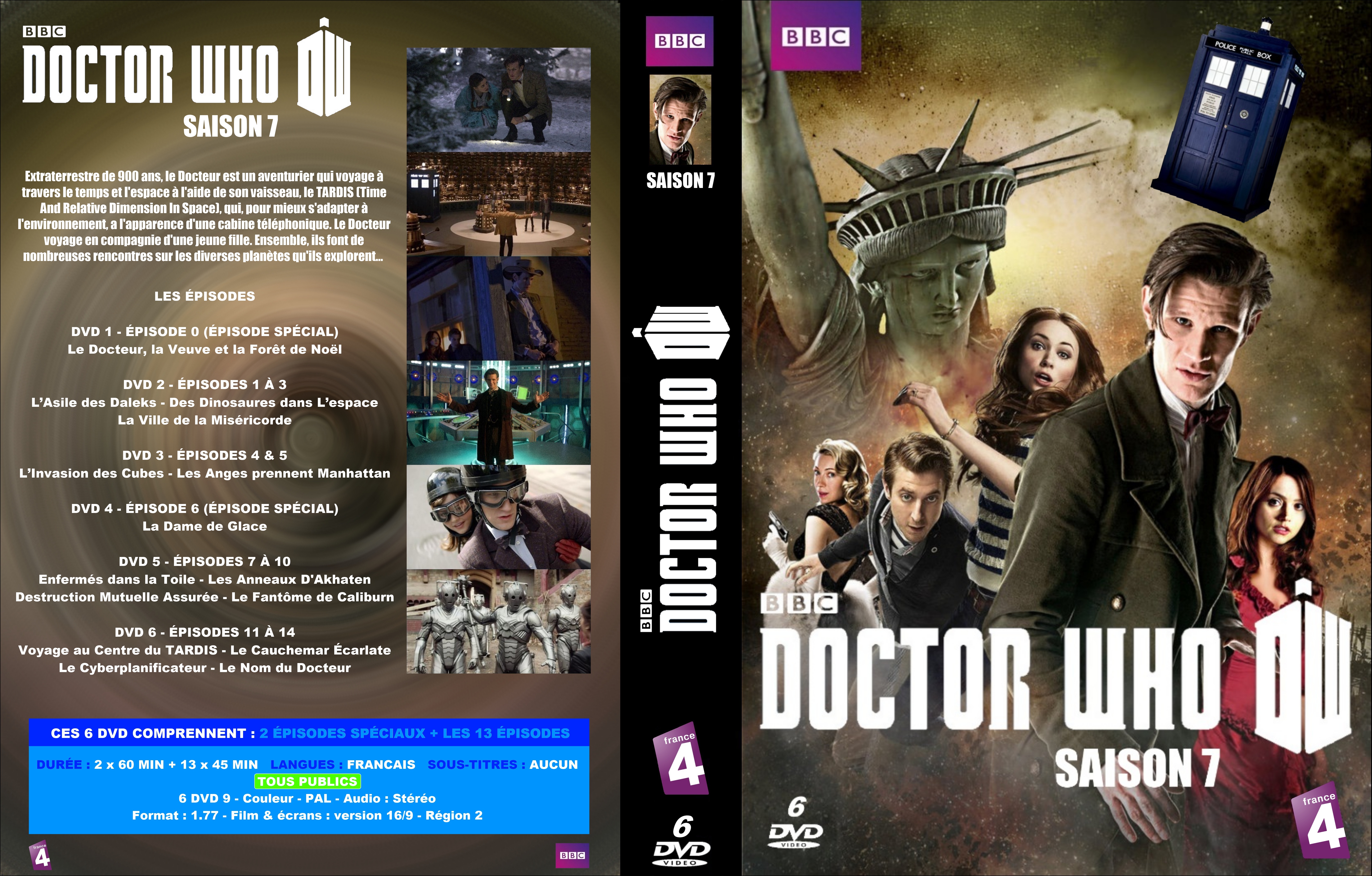 Jaquette DVD Doctor Who Saison 7 custom