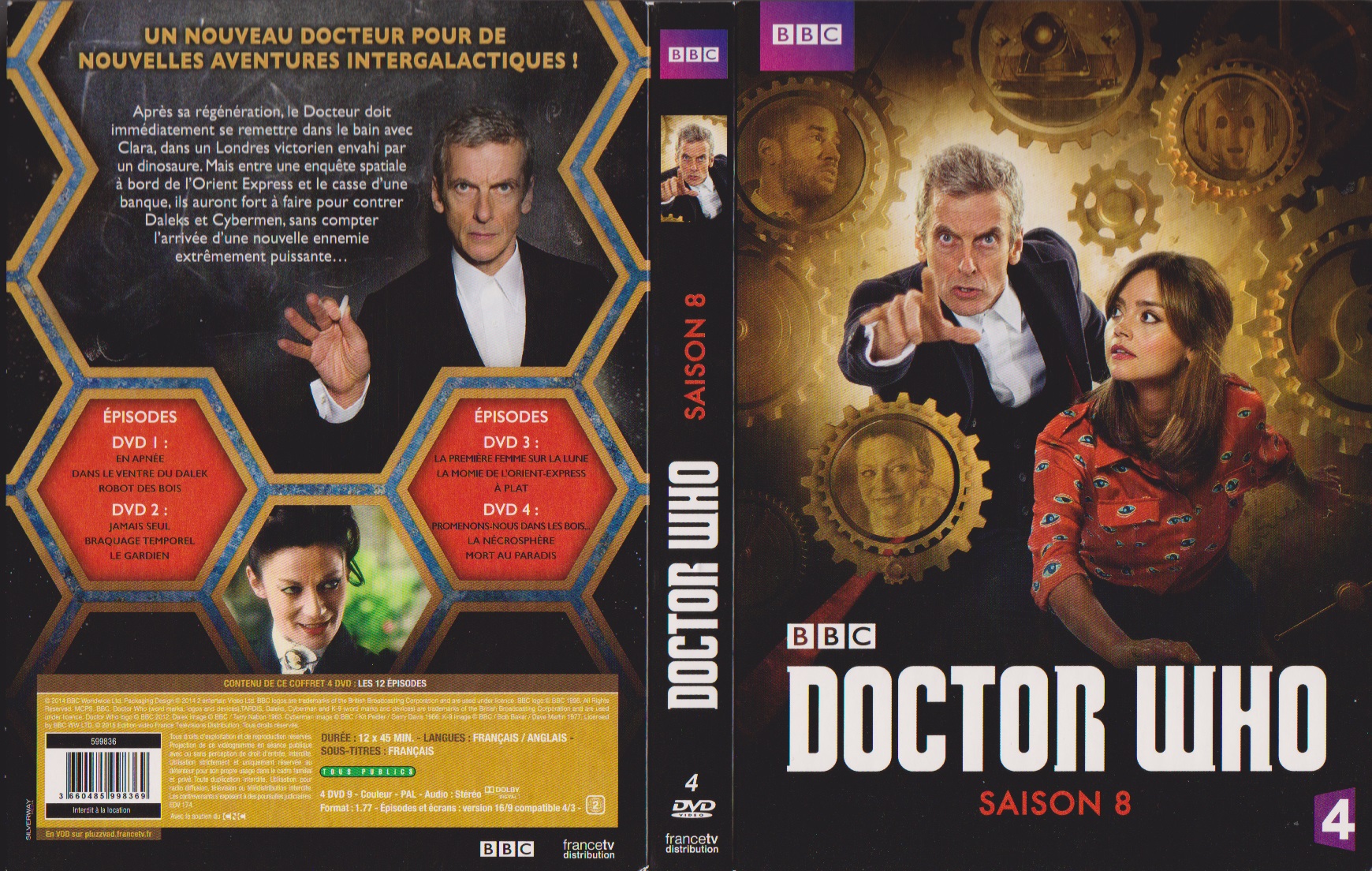 Jaquette DVD Doctor Who Saison 8