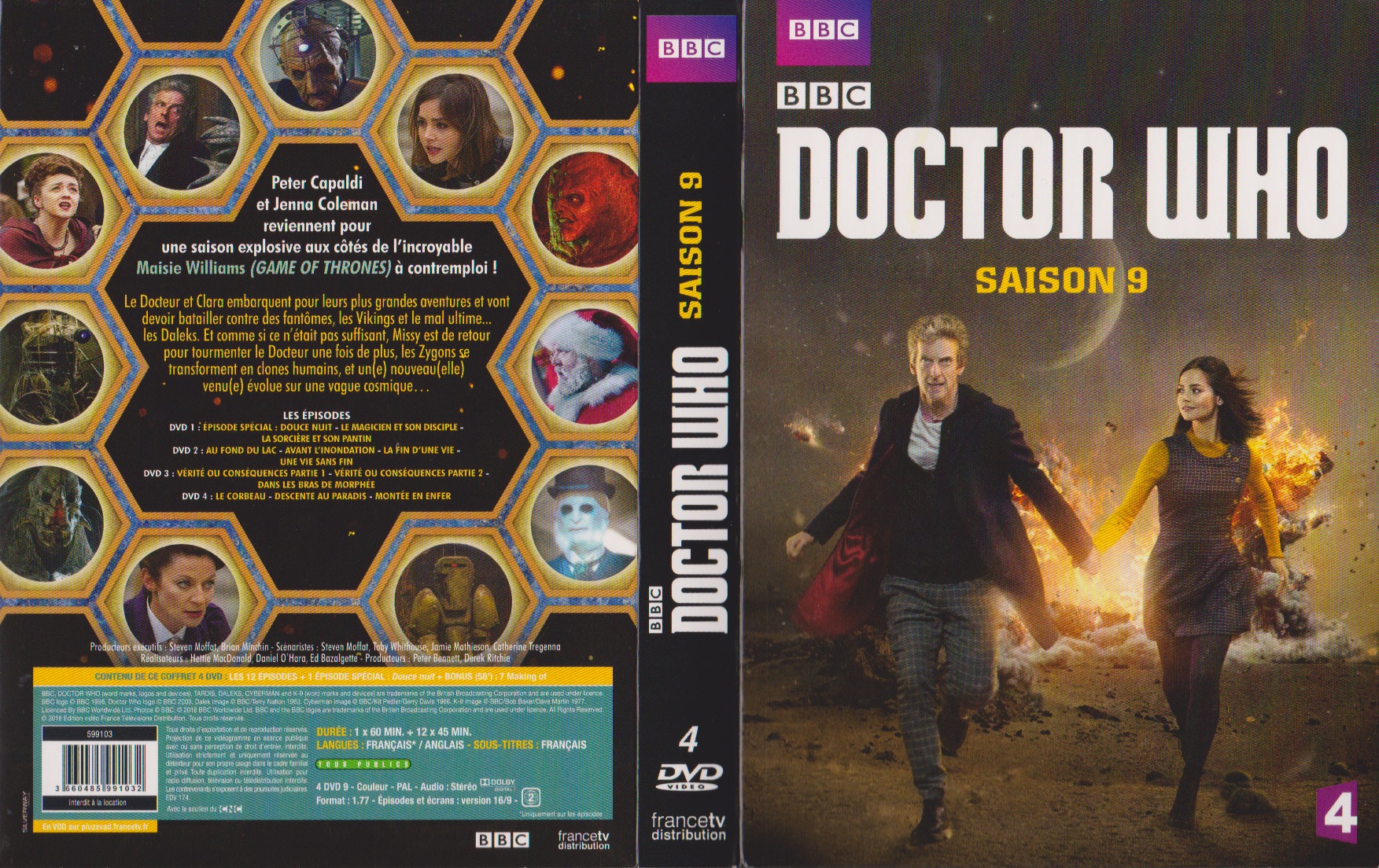 Jaquette DVD Doctor Who Saison 9
