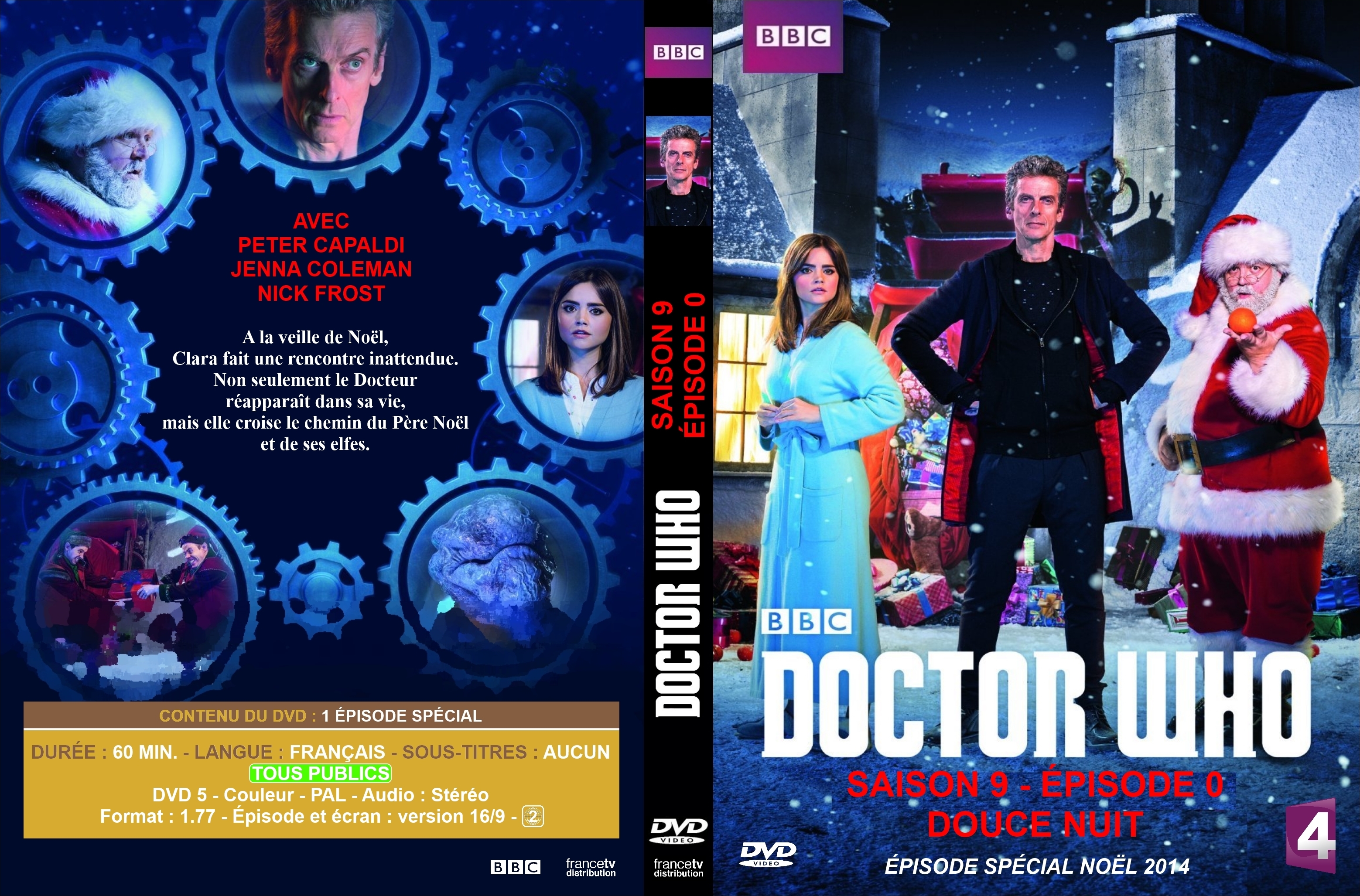 Jaquette DVD Doctor Who Saison 9 Episode 0 custom