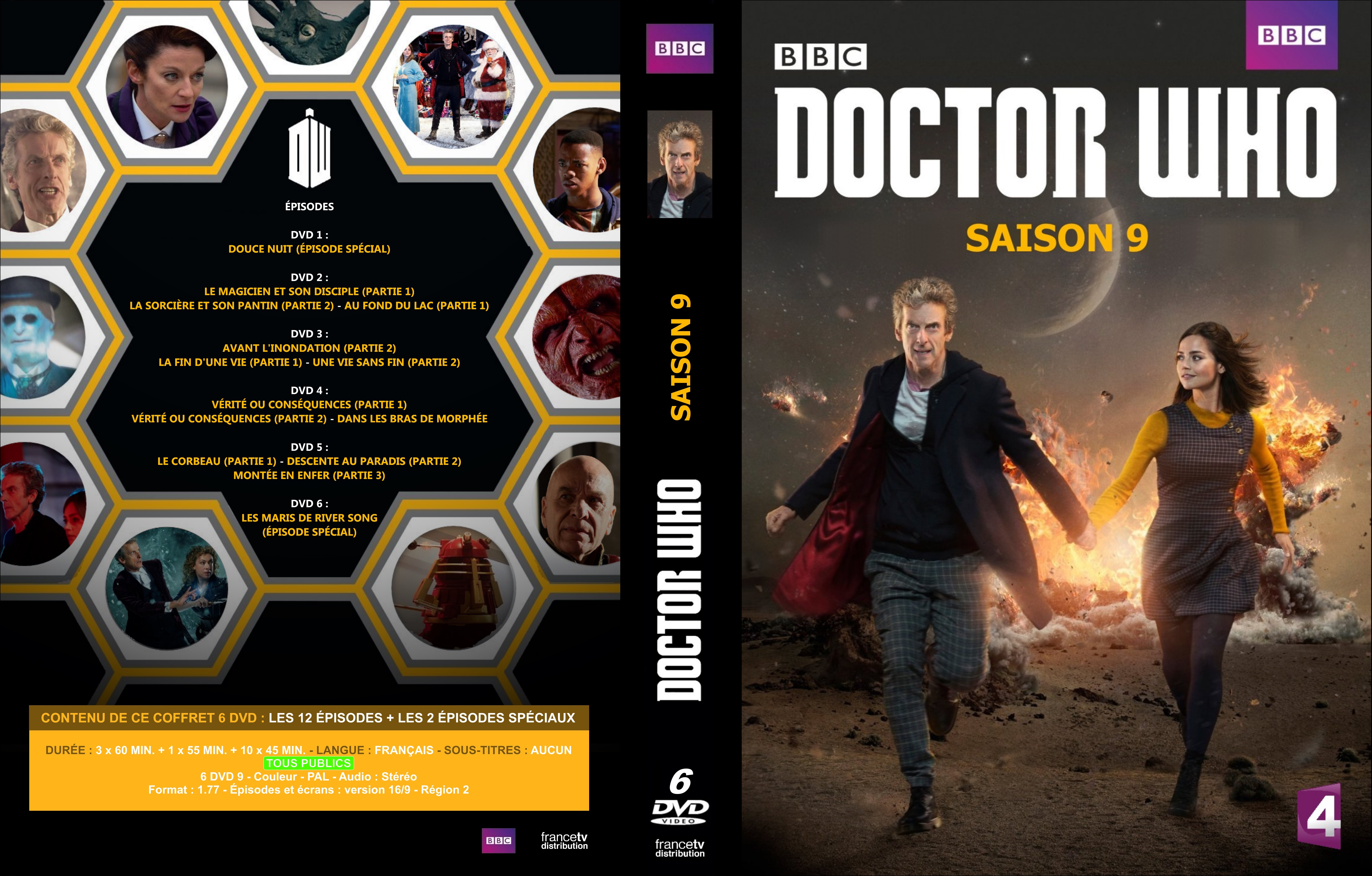 Jaquette DVD Doctor Who Saison 9 custom
