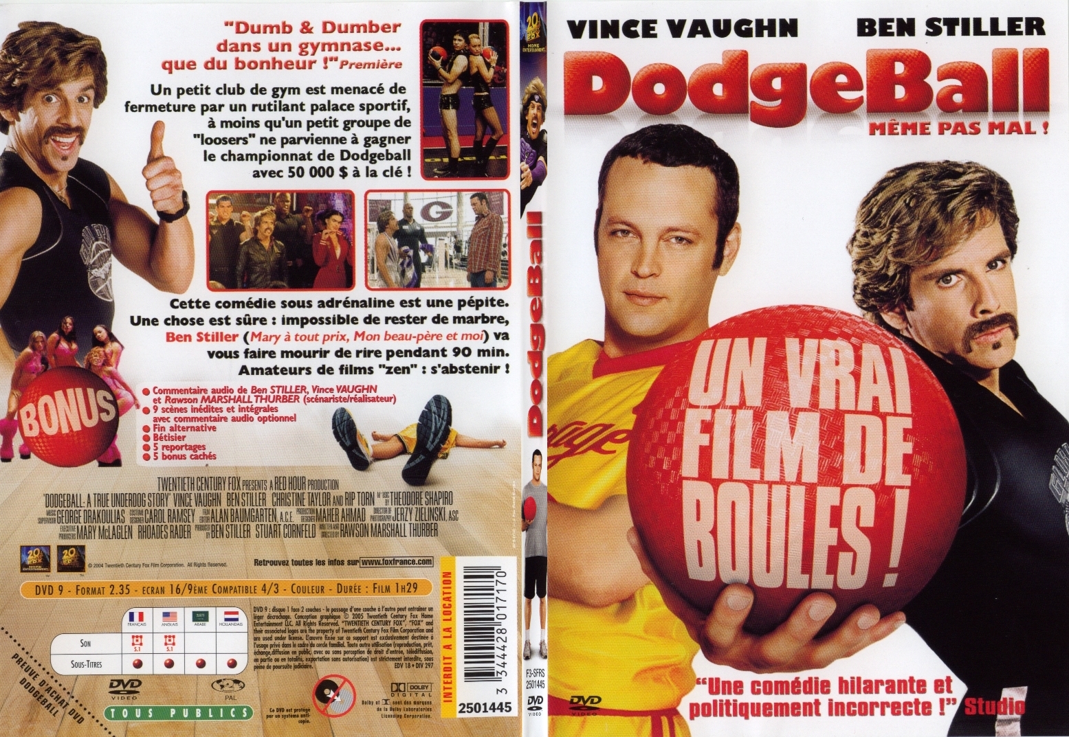 Jaquette DVD DodgeBall - SLIM