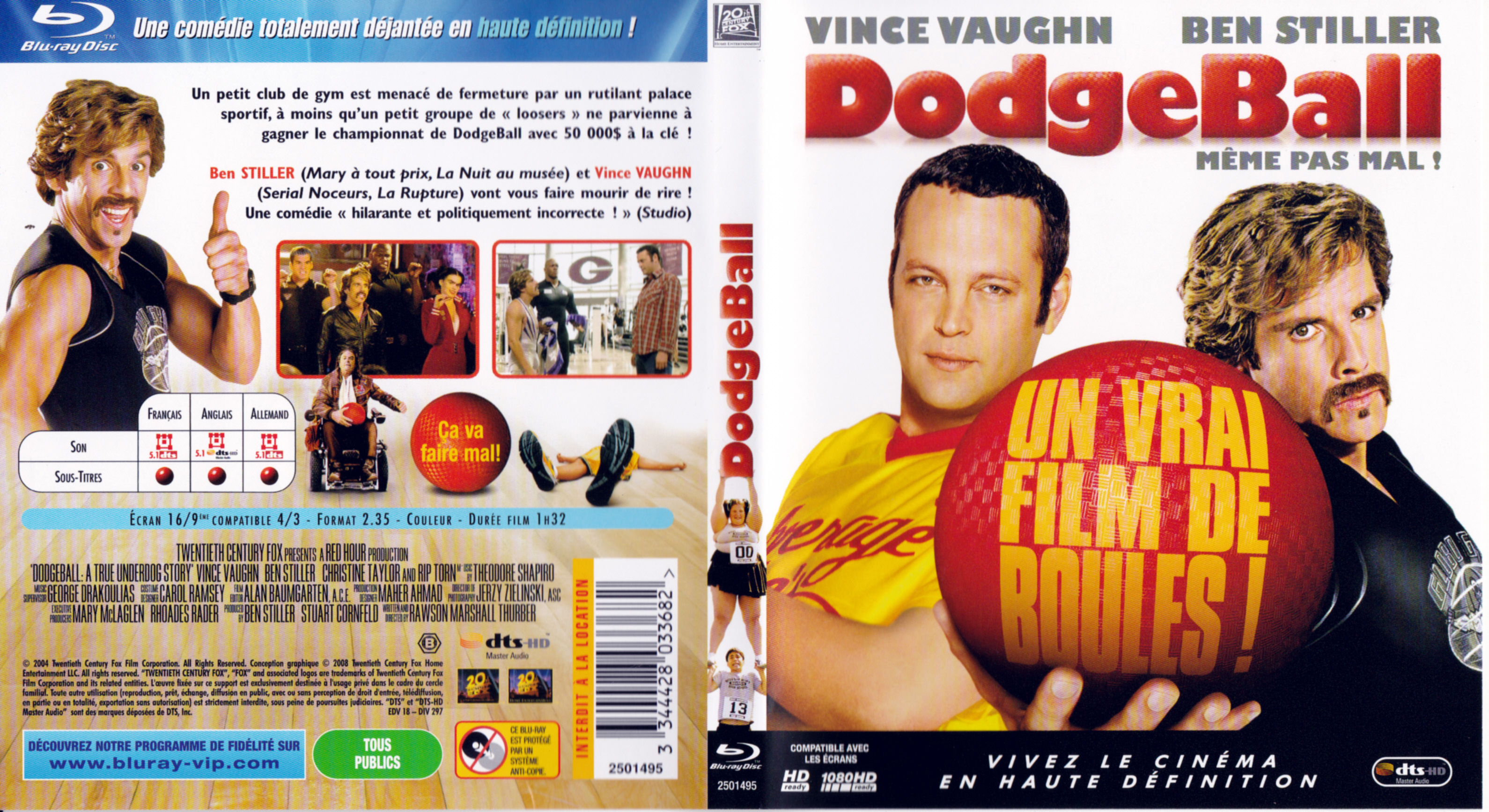 Jaquette DVD Dodgeball (BLU-RAY)