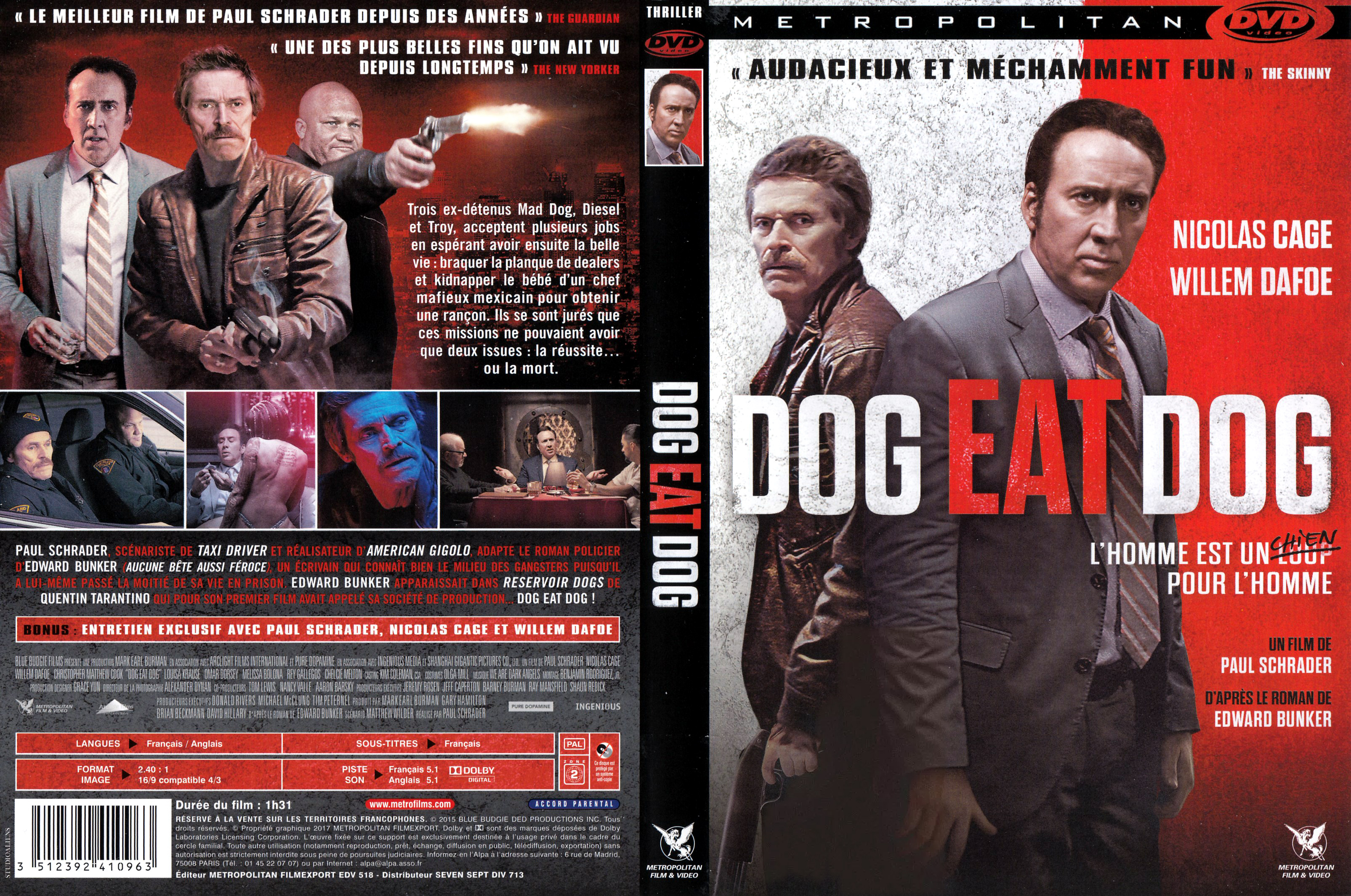 Jaquette DVD Dog Eat Dog
