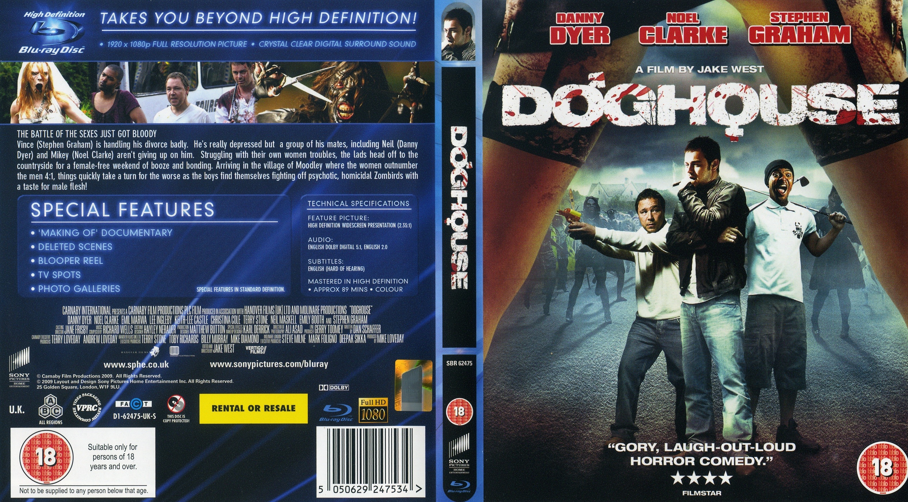 Jaquette DVD Doghouse Zone 1 (BLU-RAY)