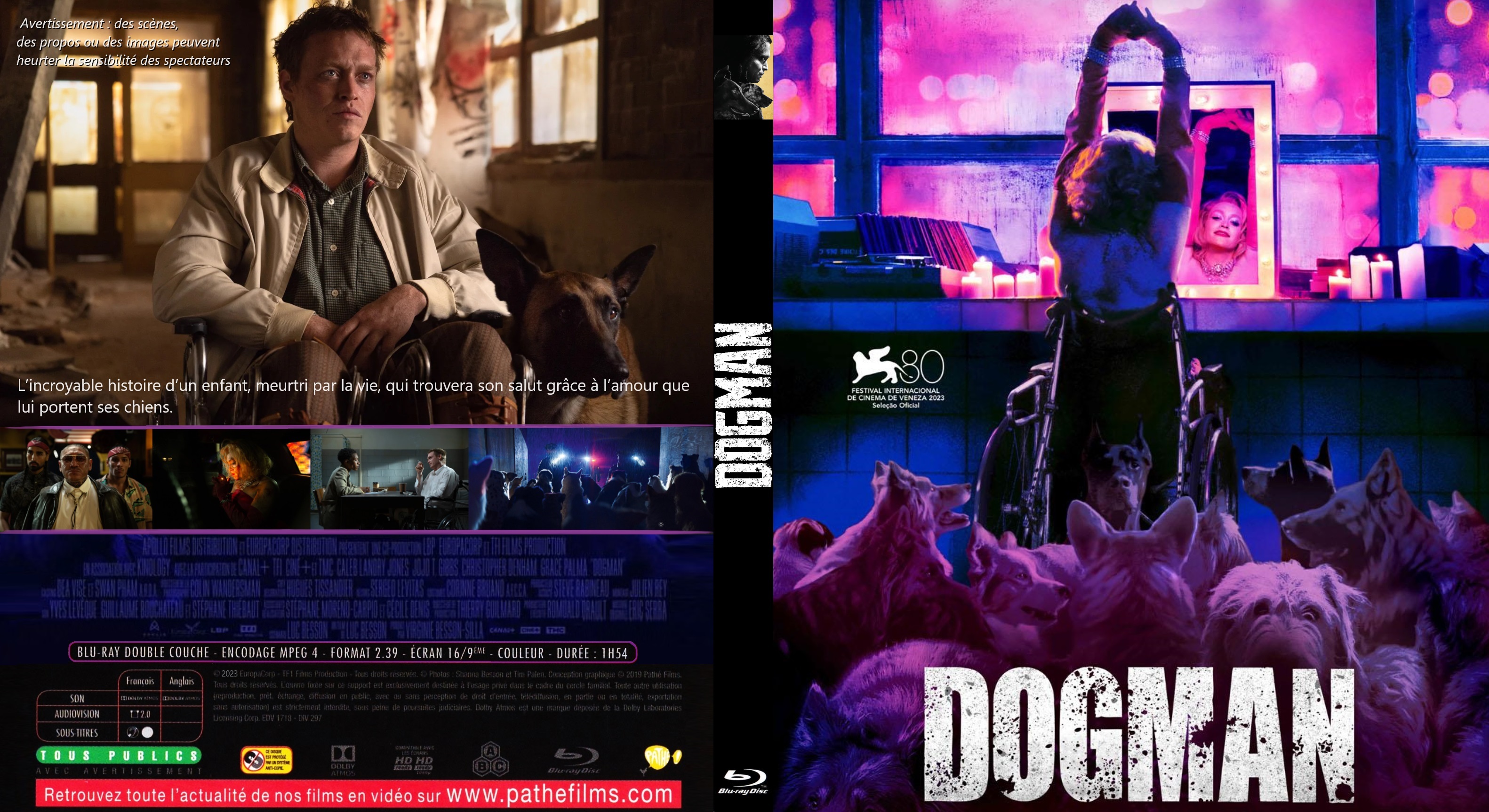 Jaquette DVD Dogman 2023 custom (BLU-RAY)