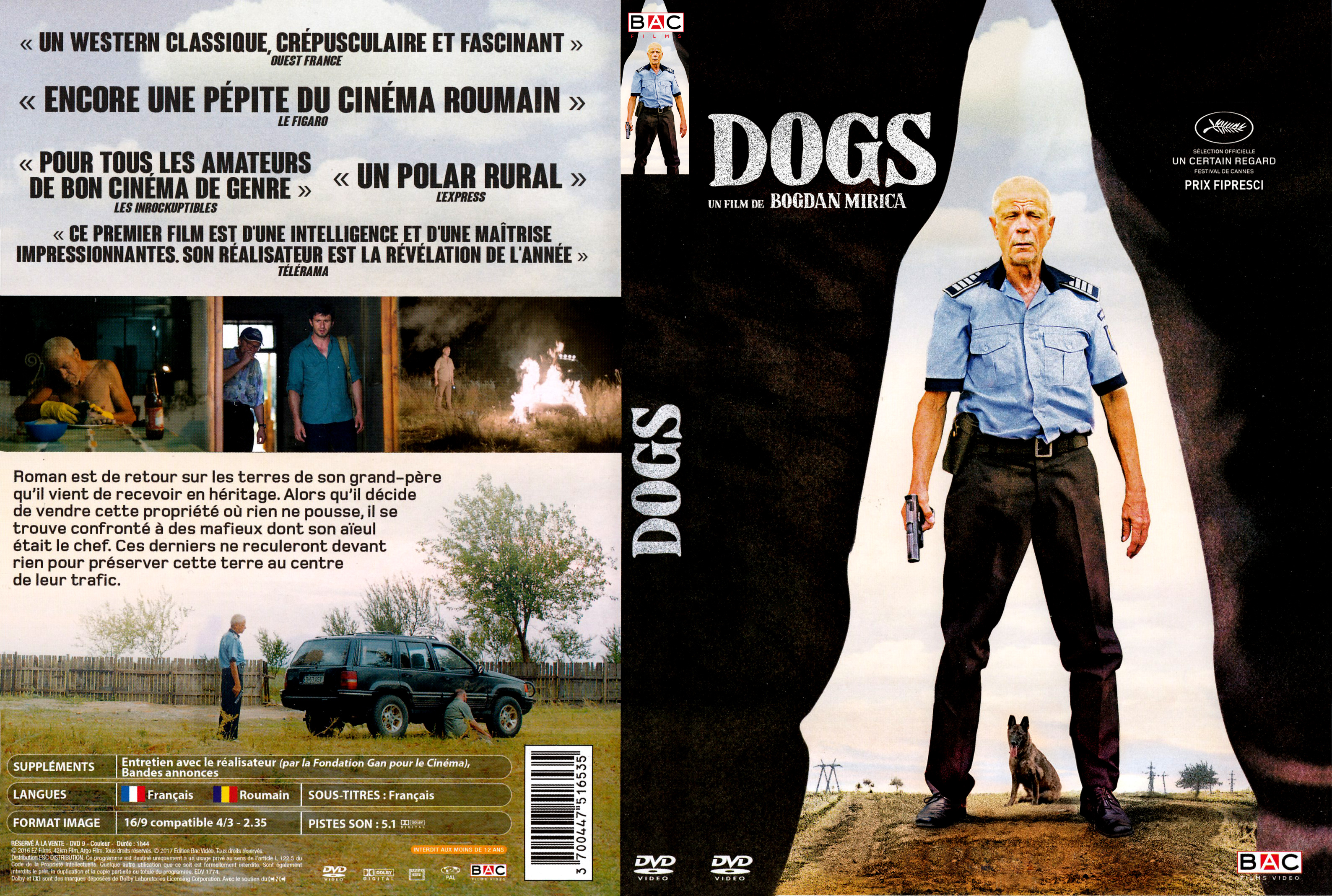 Jaquette DVD Dogs (2016)