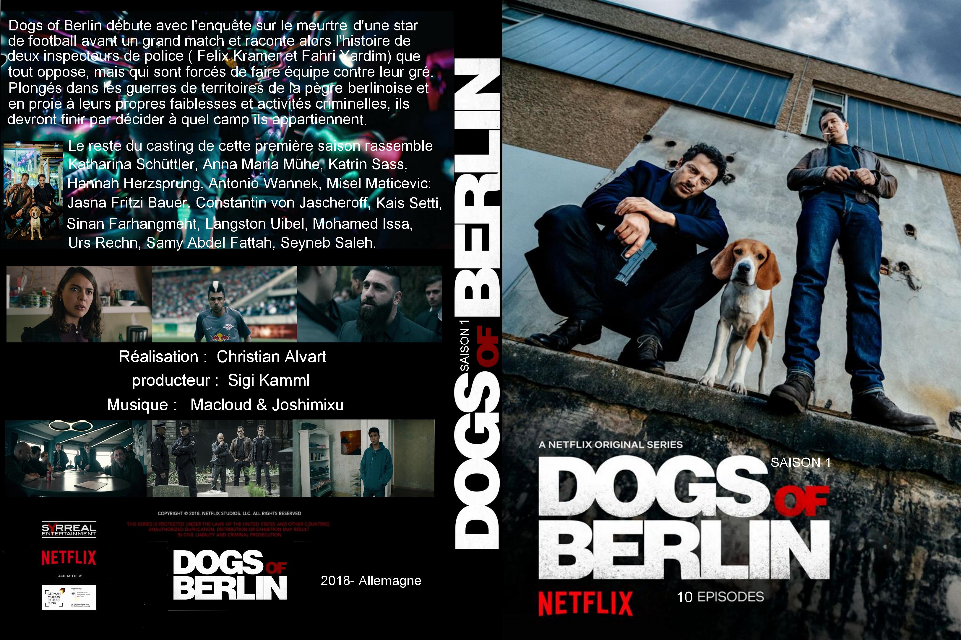 Jaquette DVD Dogs of Berlin custom