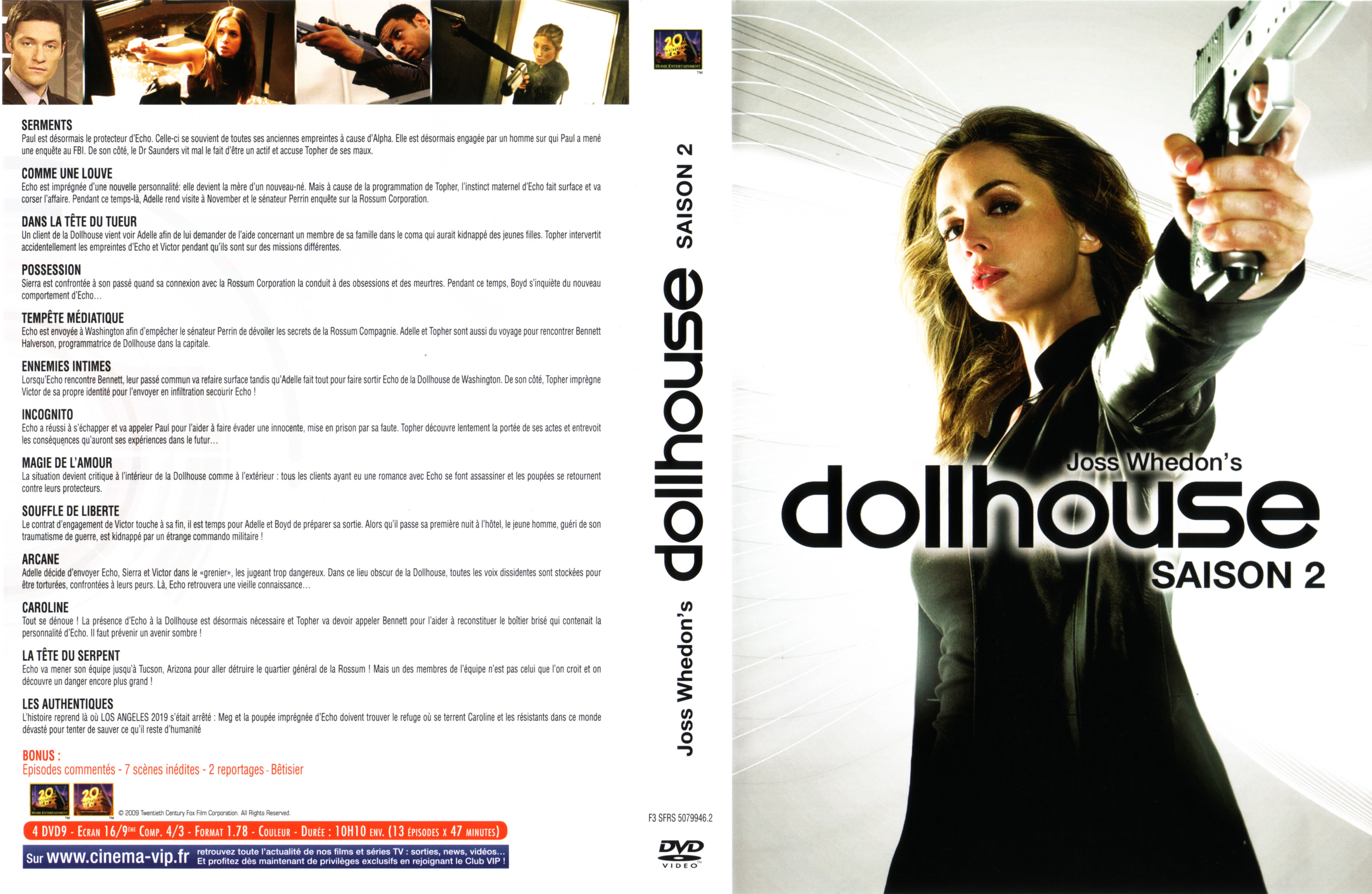 Jaquette DVD Dollhouse Saison 2