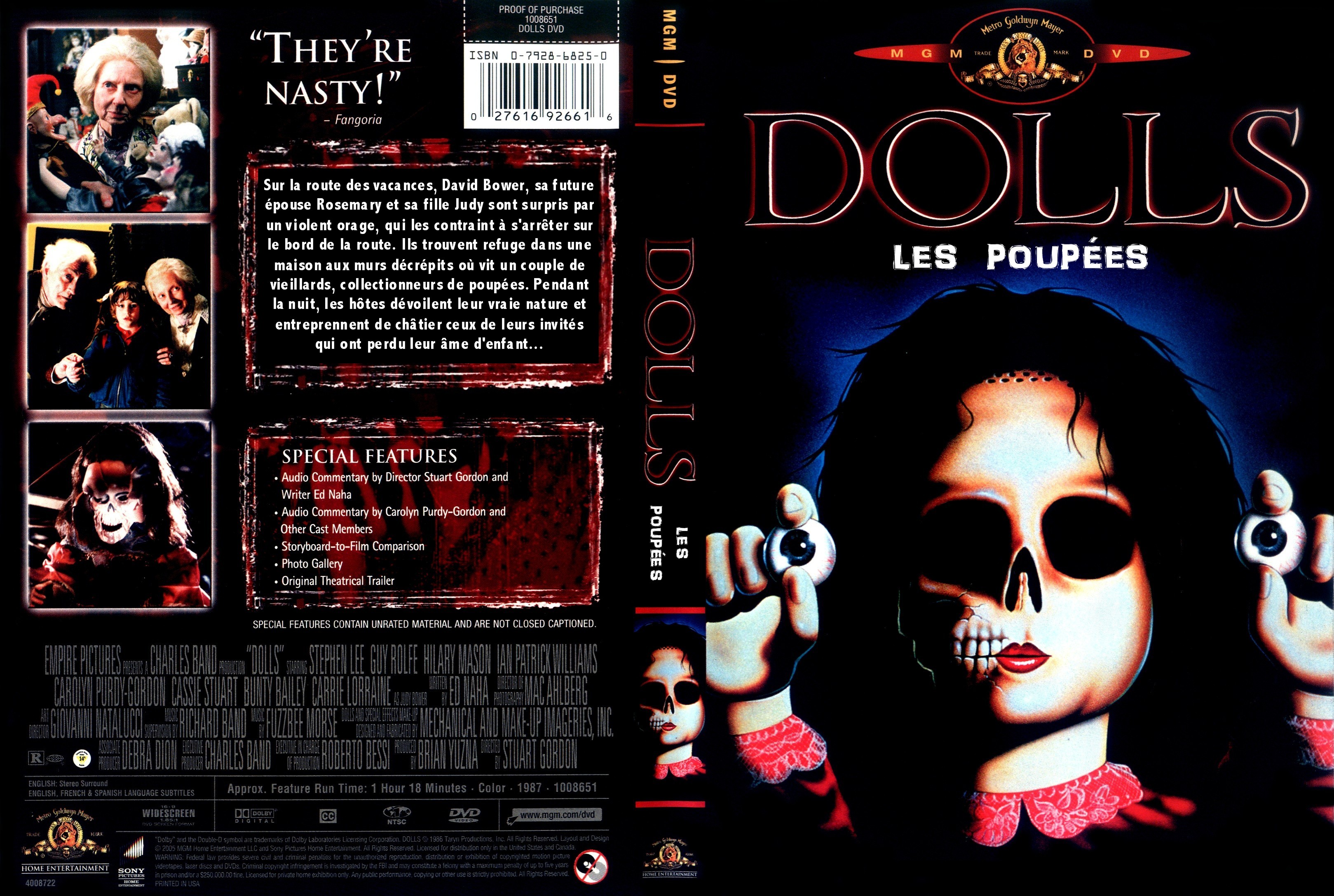 Jaquette DVD Dolls - les Poupes (1986) custom