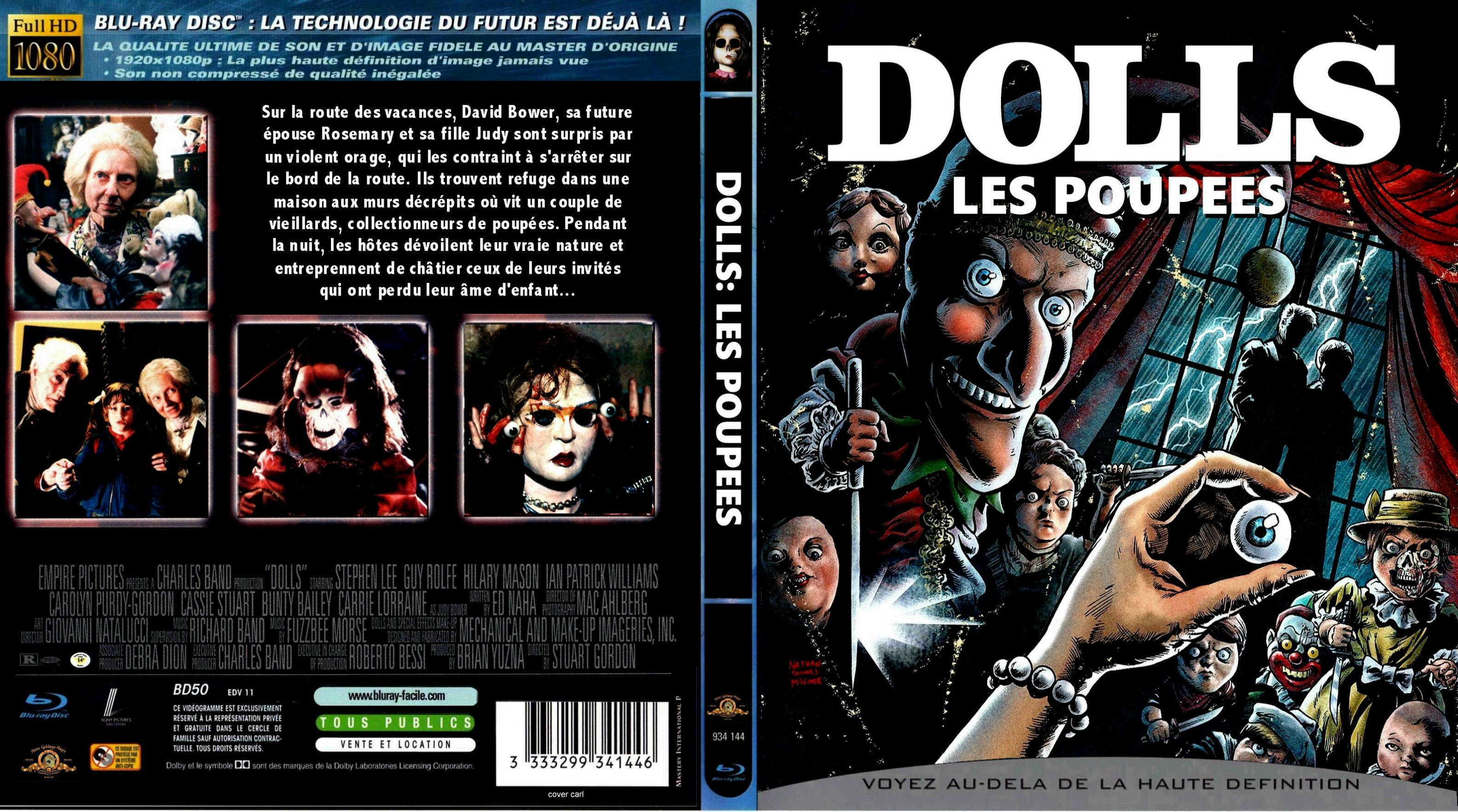 Jaquette DVD Dolls - les Poupes (1986) custom (BLU-RAY)