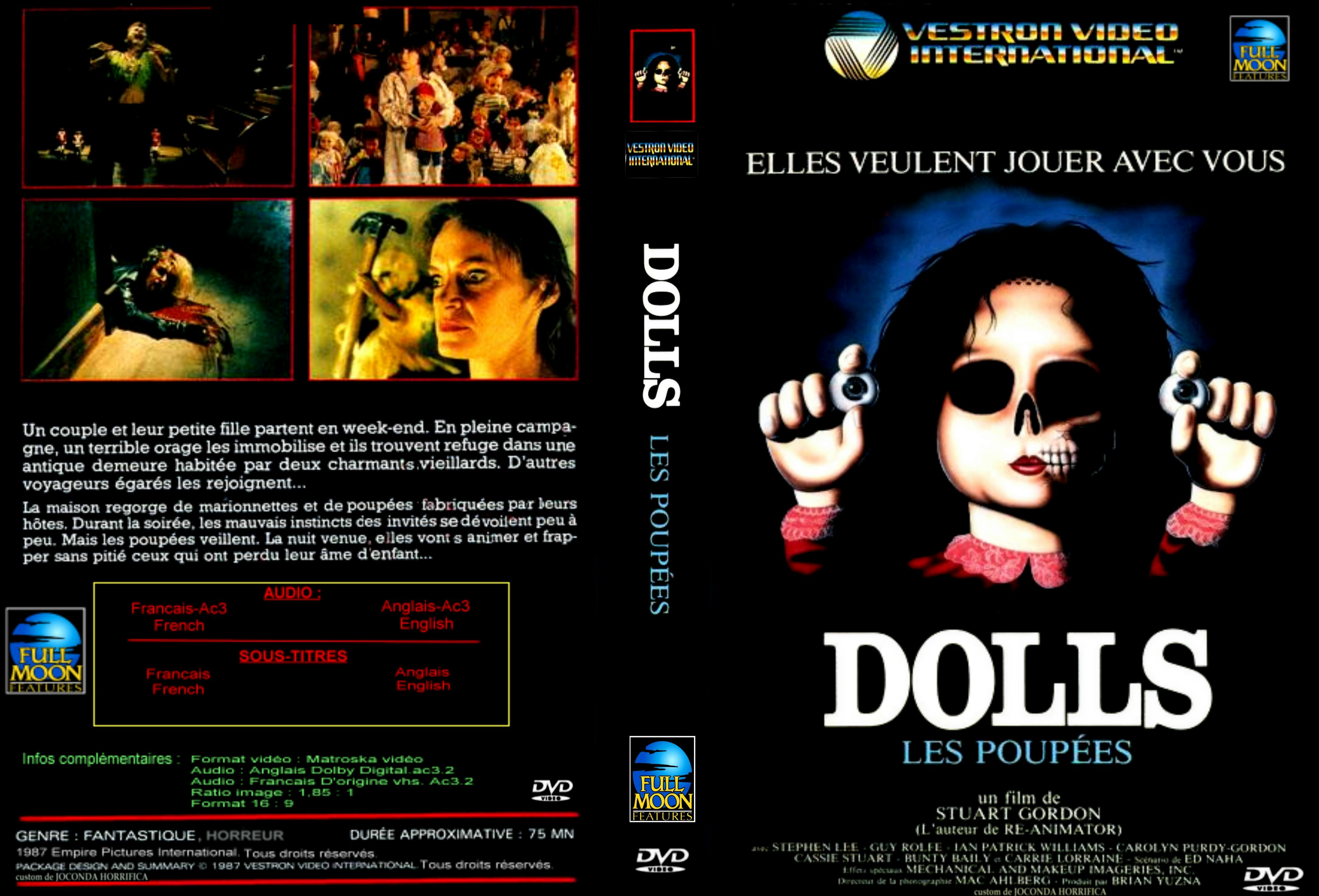 Jaquette DVD Dolls - les Poupes (1986) custom v2