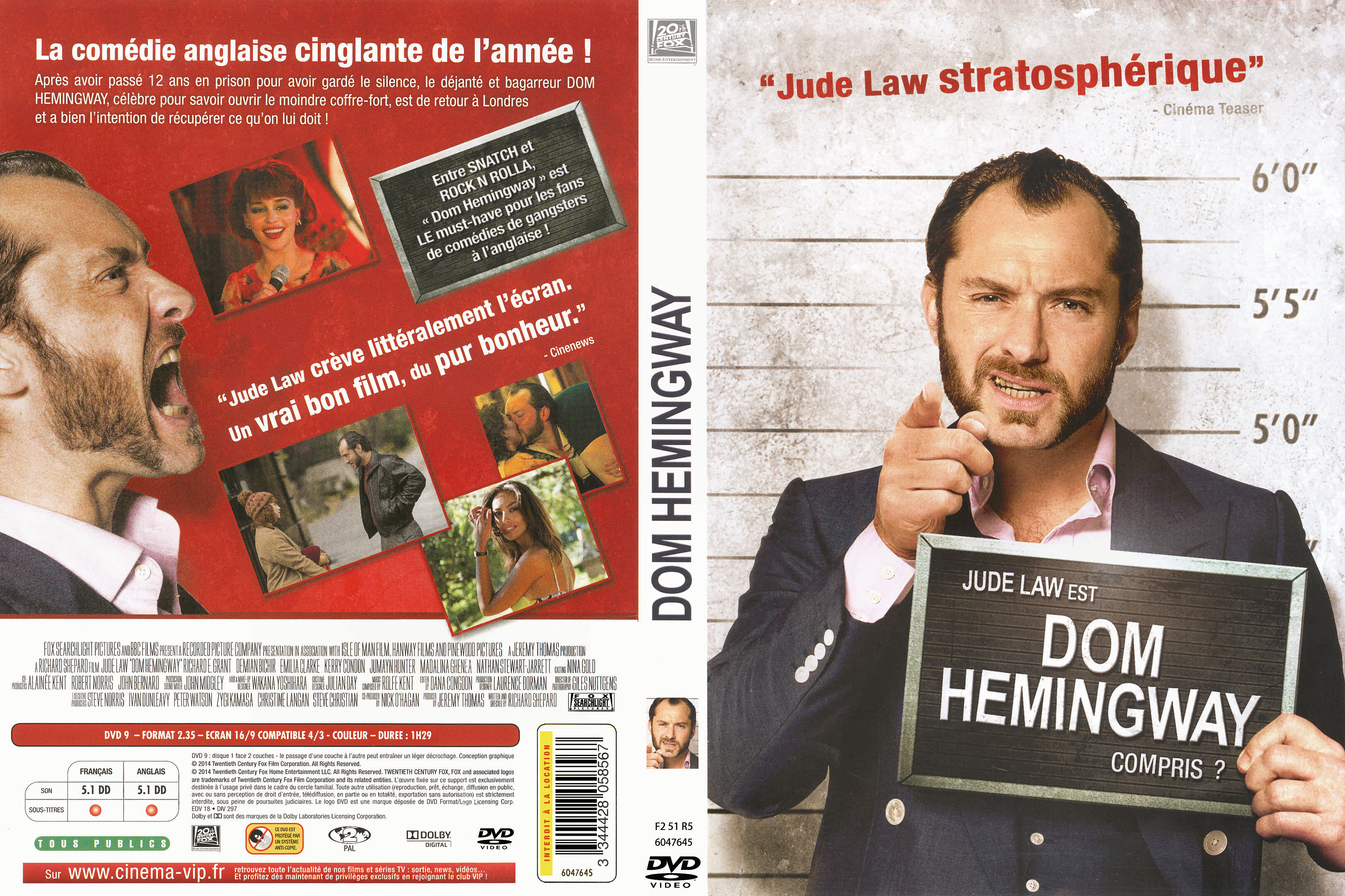 Jaquette DVD Dom Hemingway