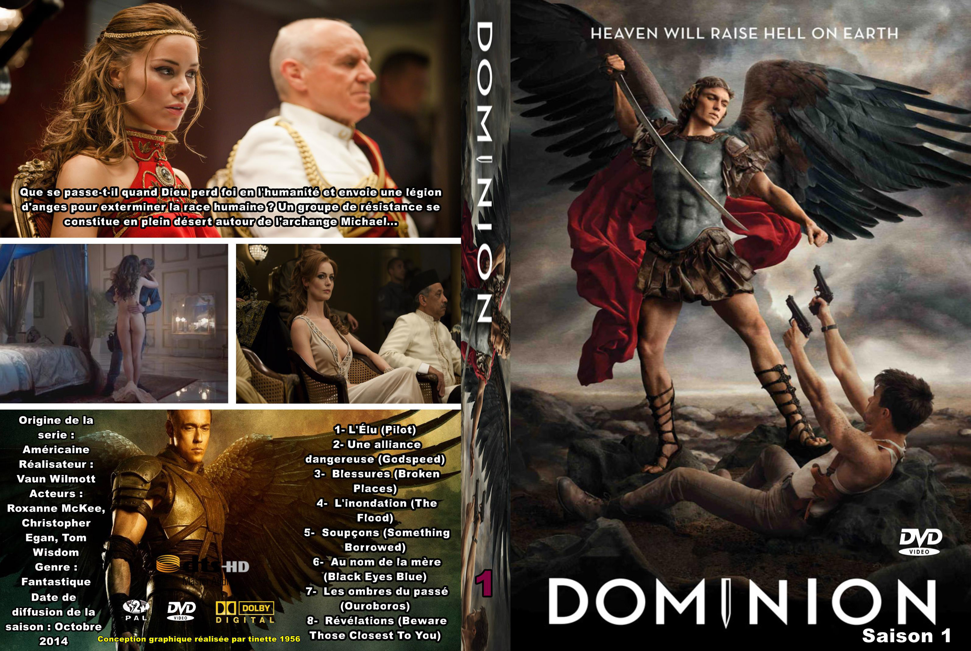 Jaquette DVD Dominion saison 1 custom