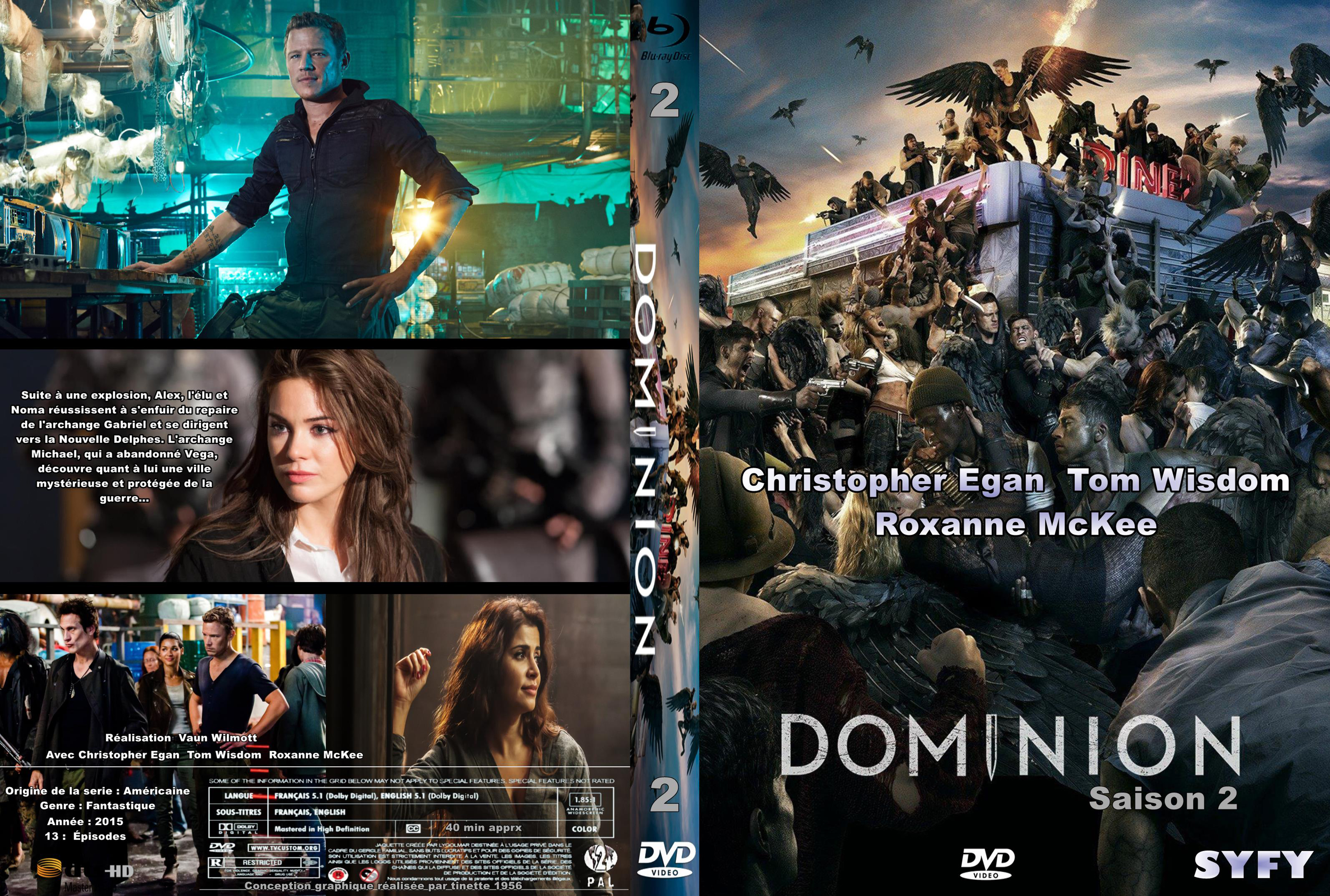 Jaquette DVD Dominion saison 2 custom