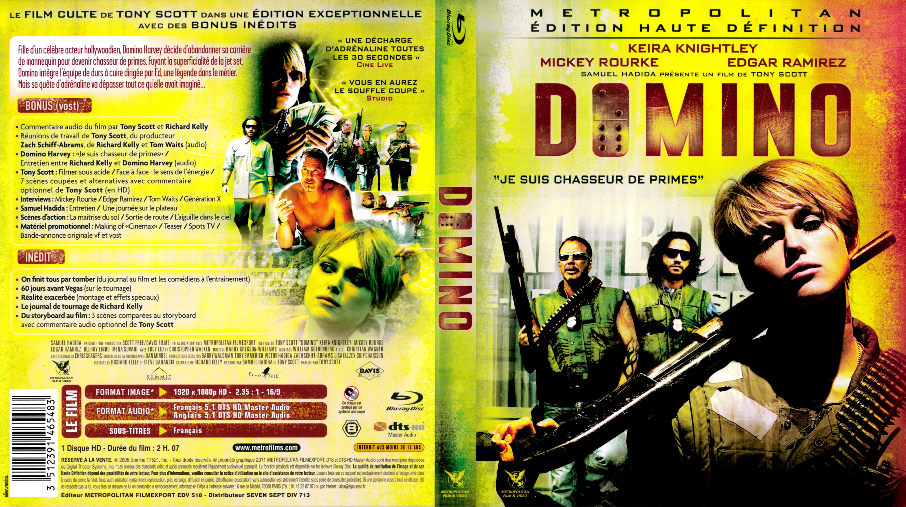 Jaquette DVD Domino (BLU-RAY)