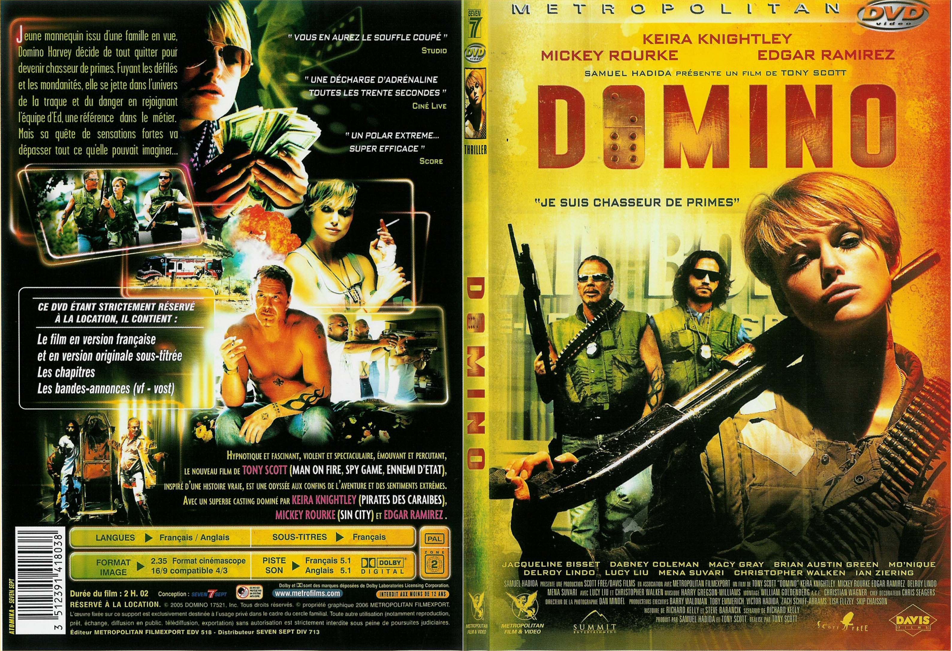 Jaquette DVD Domino - SLIM