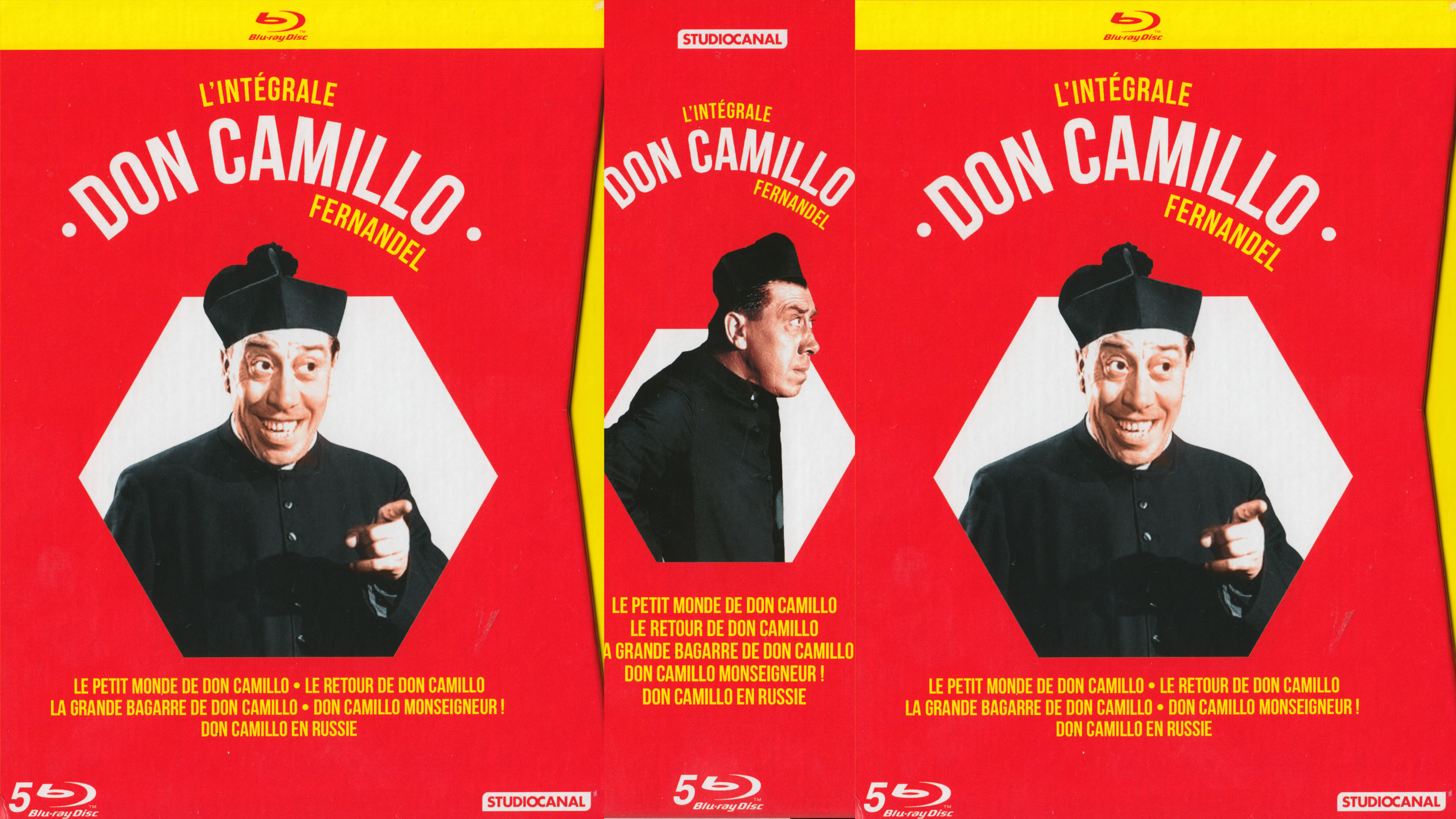 Jaquette DVD Don Camillo COFFRET (BLU-RAY)