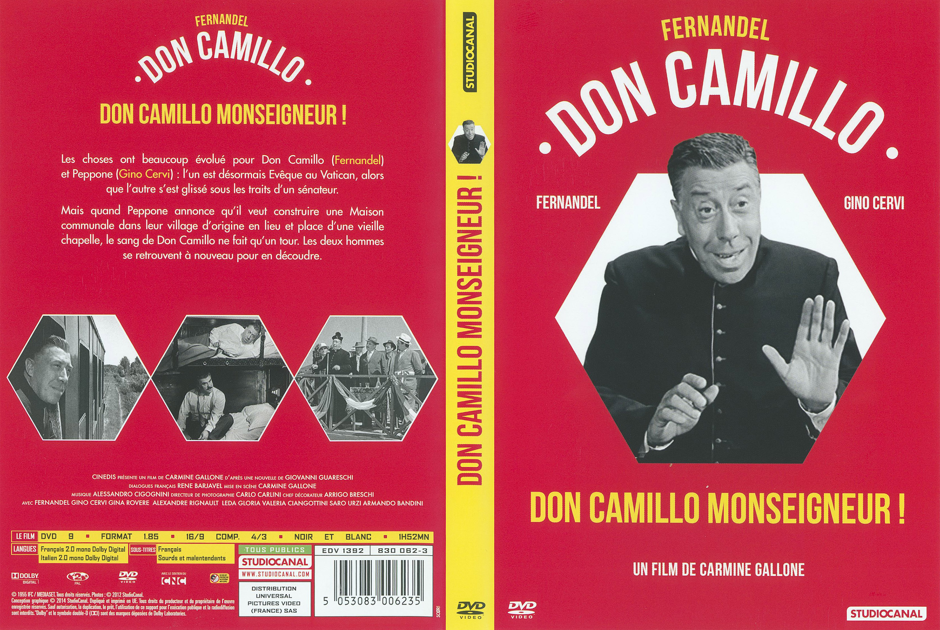 Jaquette DVD Don Camillo - Don Camillo Monseigneur v5