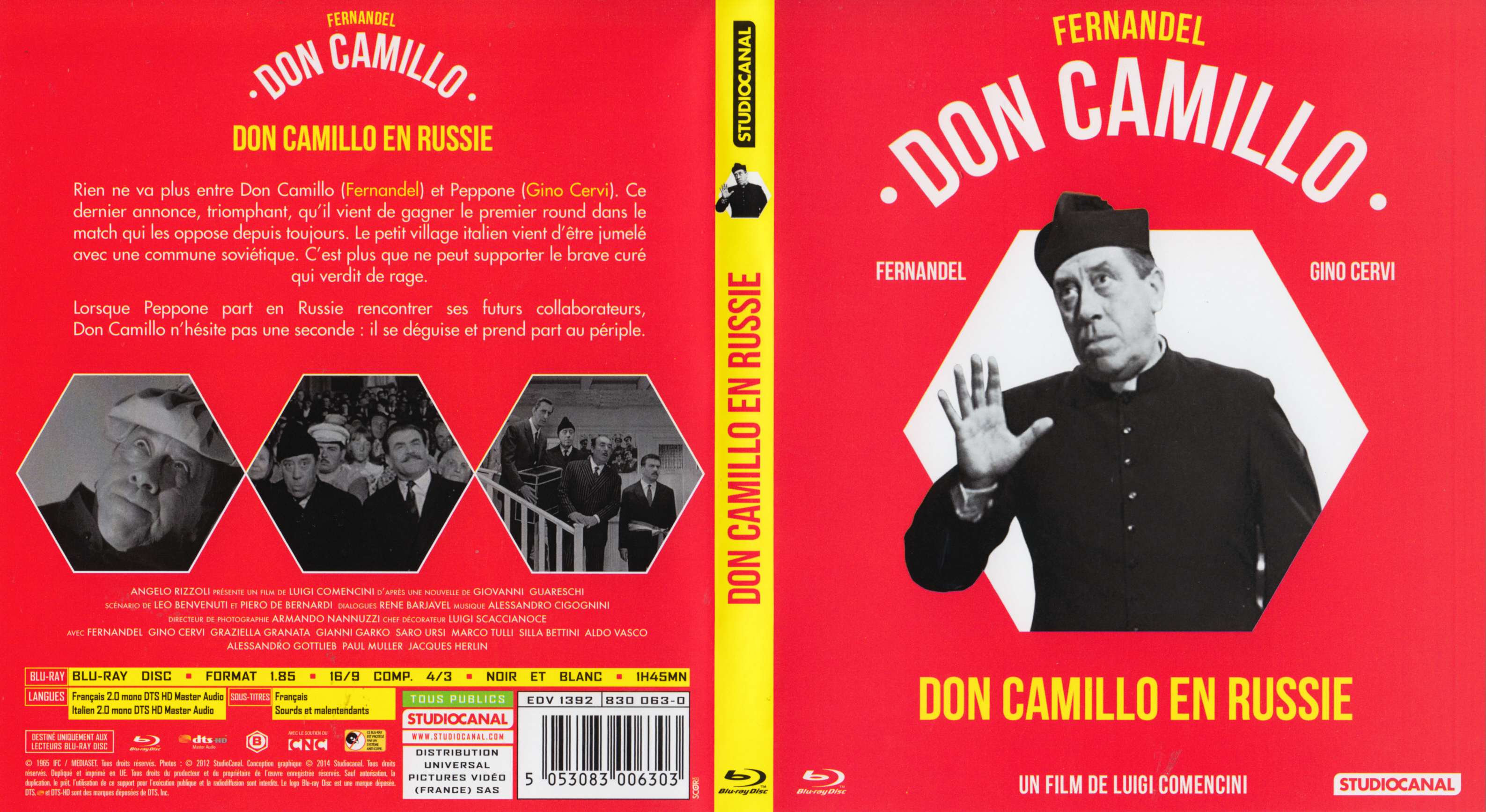 Jaquette DVD Don Camillo - Don Camillo en Russie (BLU-RAY)