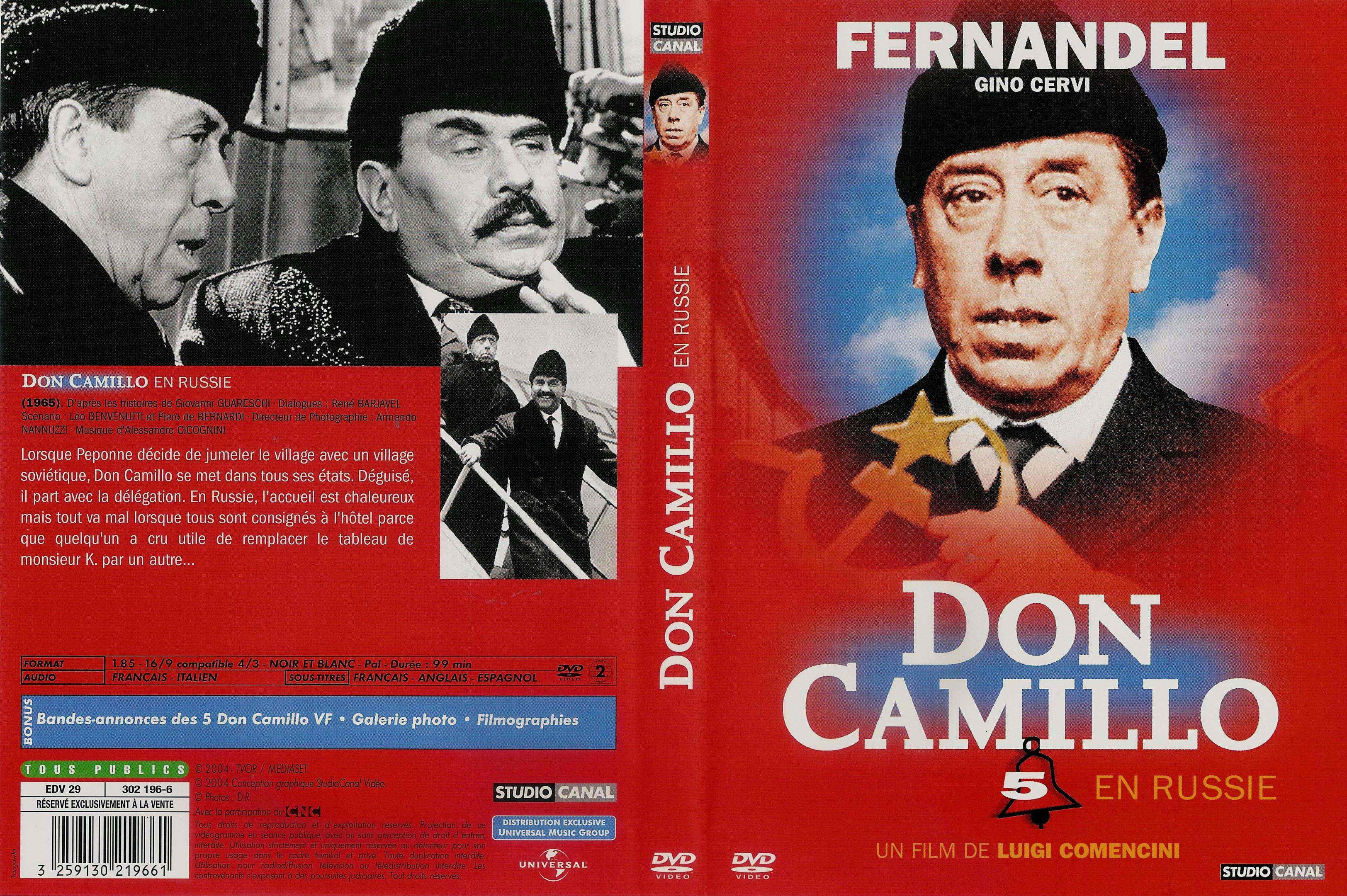 Jaquette DVD Don Camillo - Don Camillo en Russie v2
