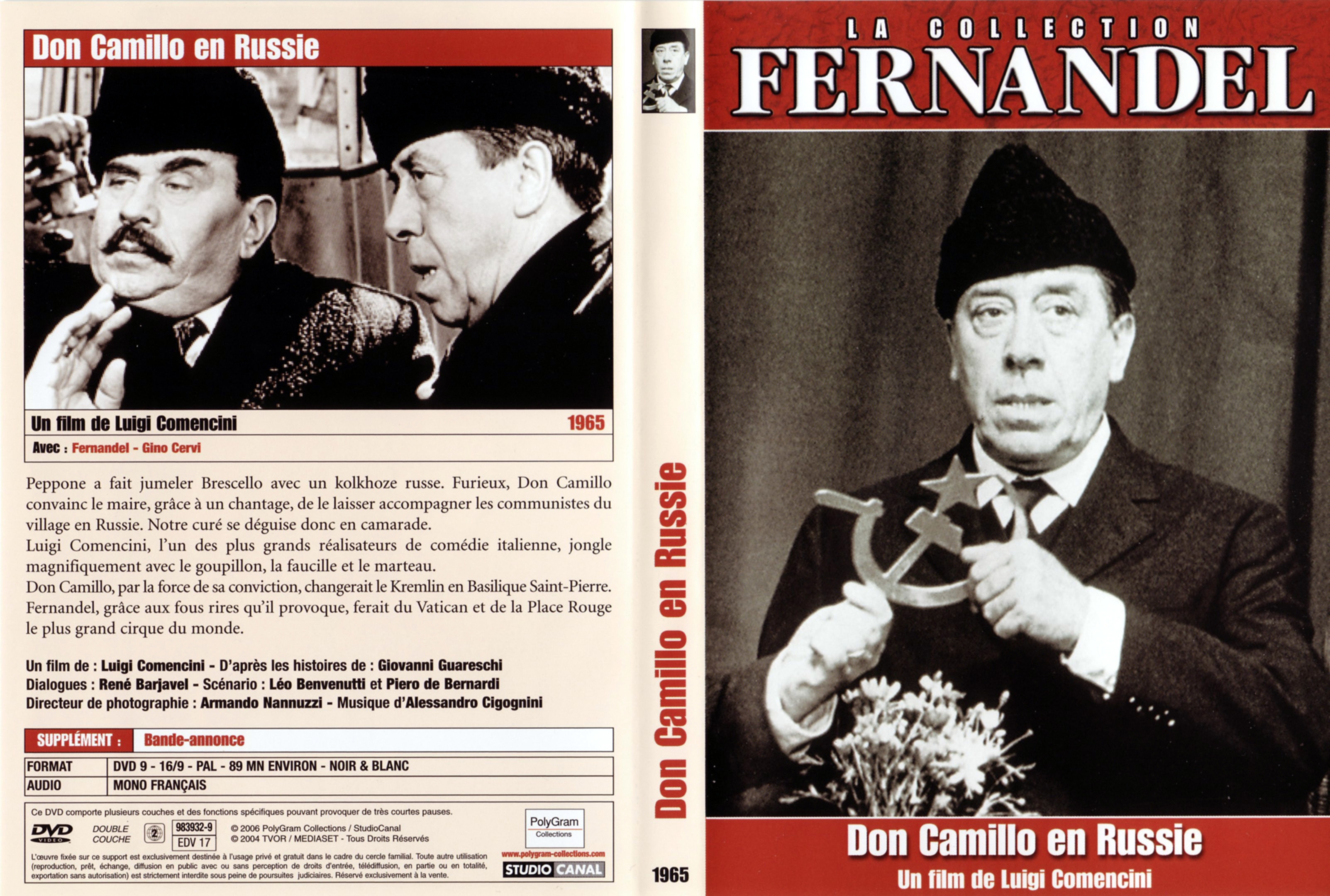 Jaquette DVD Don Camillo - Don Camillo en Russie v3