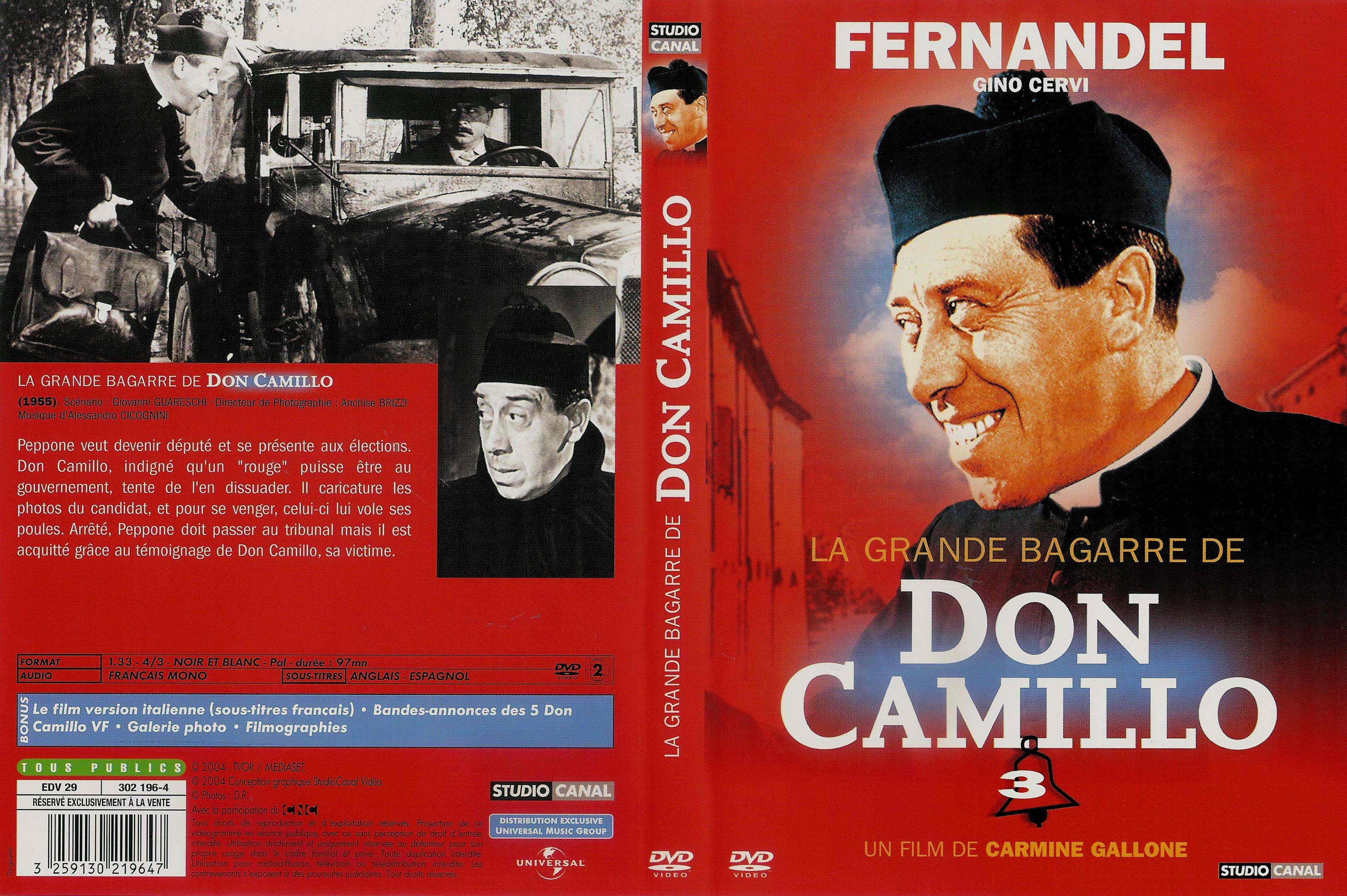 Jaquette DVD Don Camillo - La Grande bagarre de Don Camillo v2