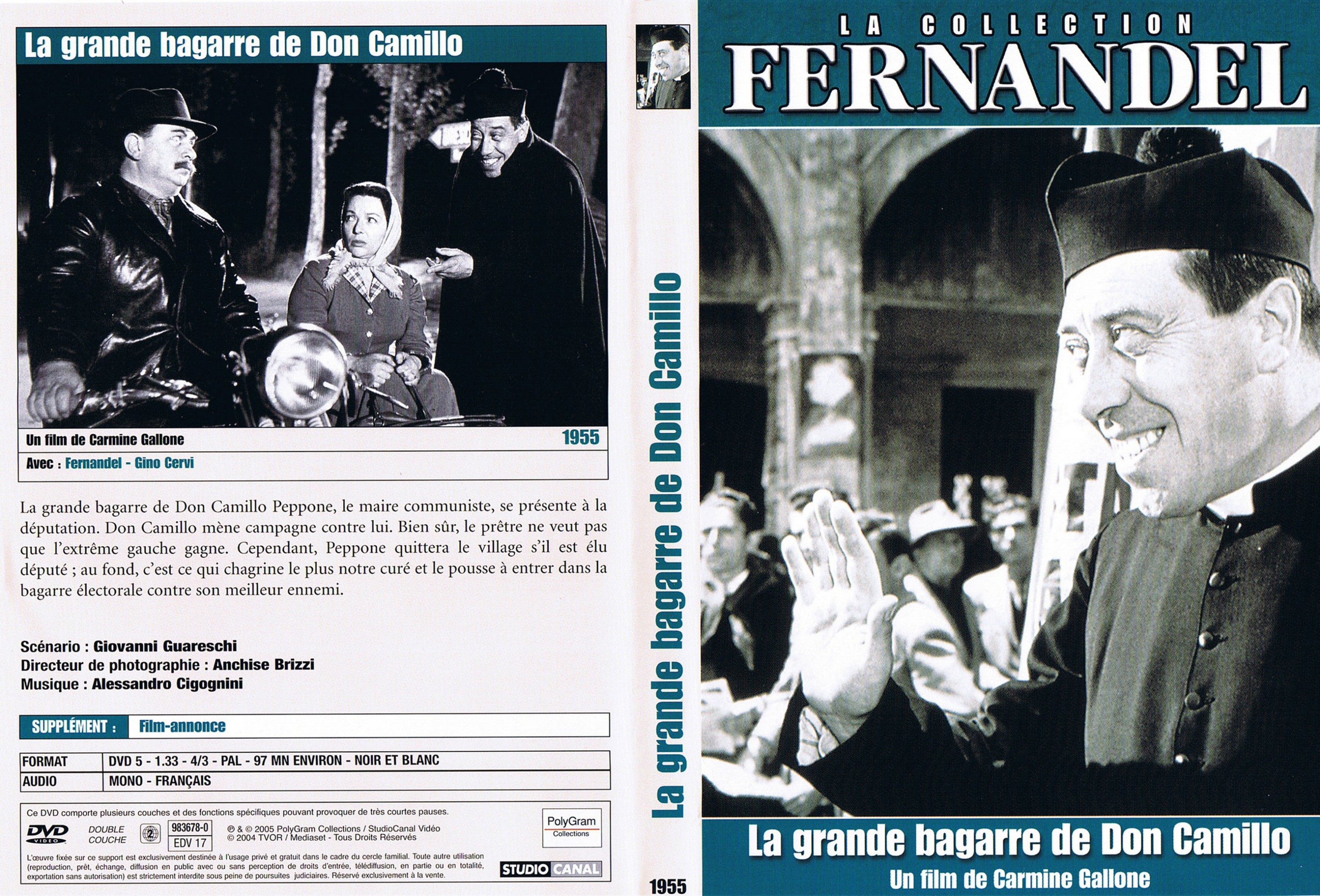 Jaquette DVD Don Camillo - La Grande bagarre de Don Camillo v3