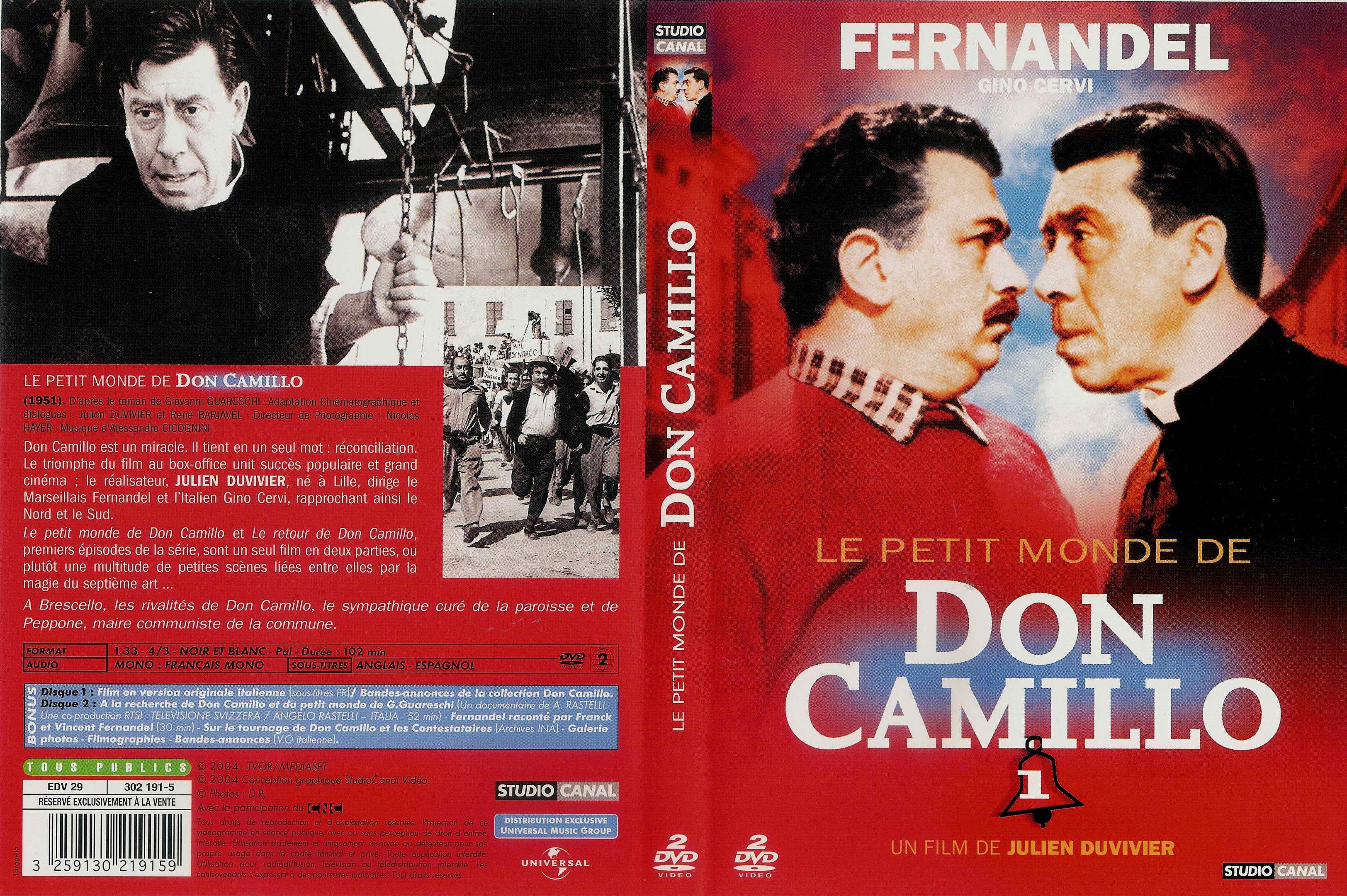 Jaquette DVD Don Camillo - Le Petit Monde de Don Camillo