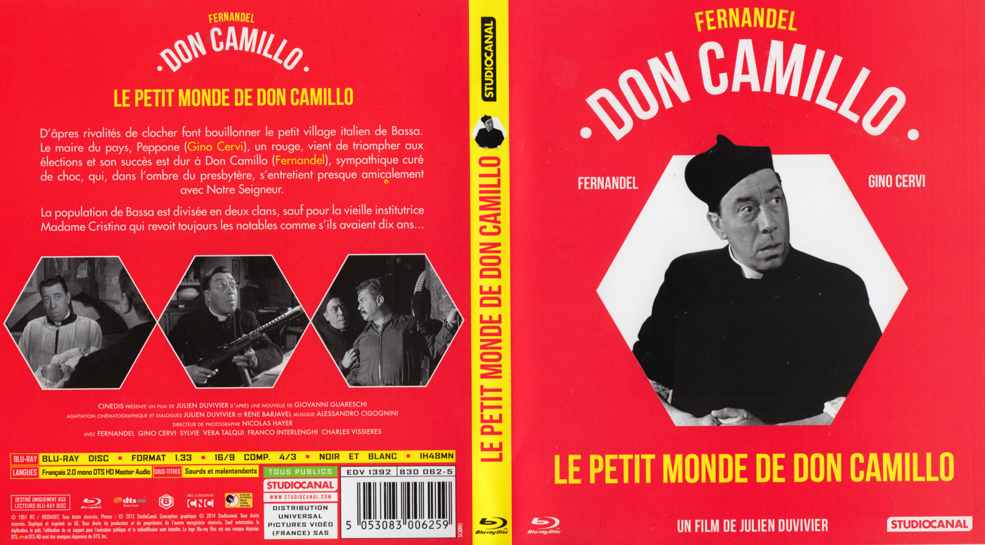 Jaquette DVD Don Camillo - Le Petit Monde de Don Camillo (BLU-RAY)