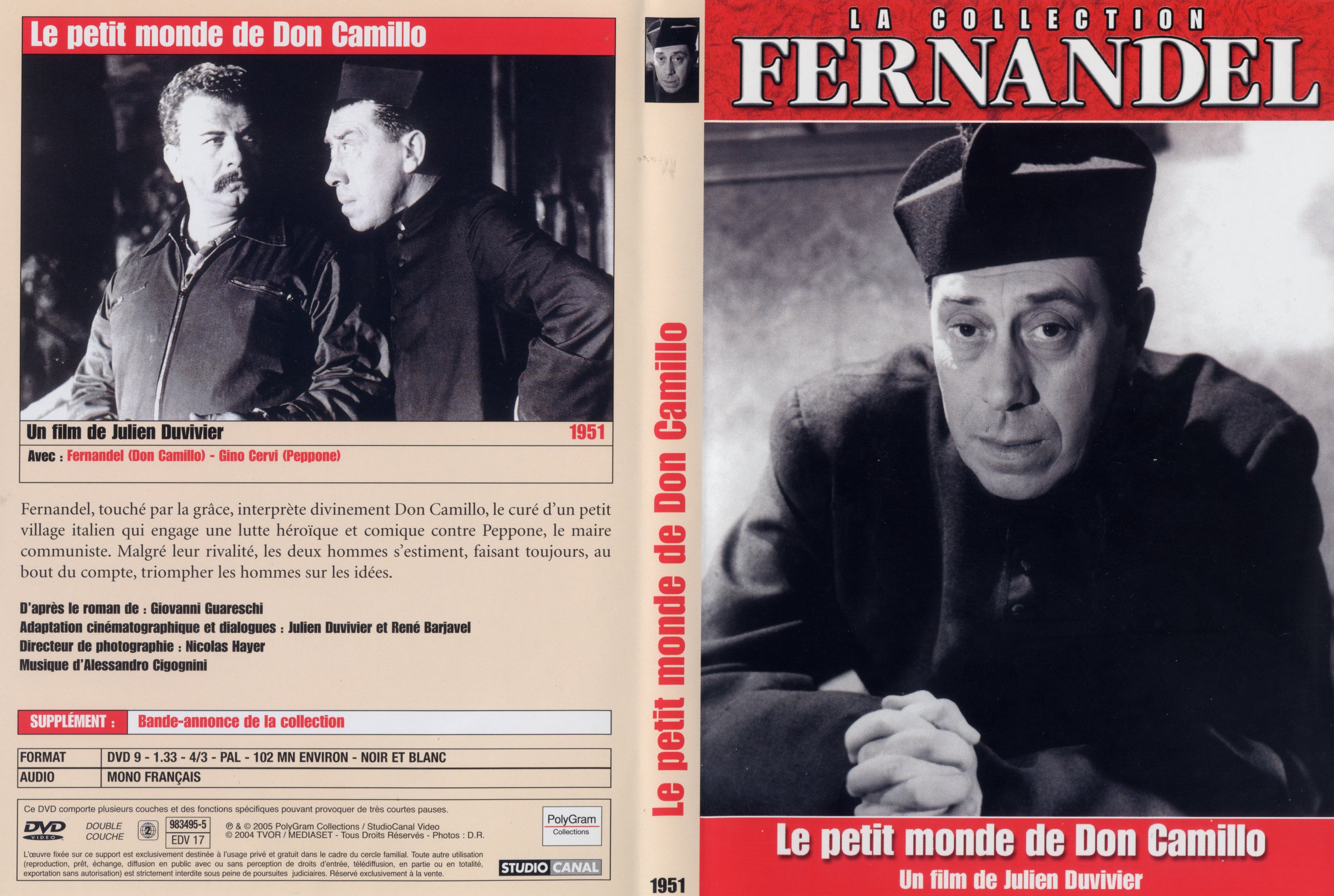 Jaquette DVD Don Camillo - Le Petit Monde de Don Camillo v3