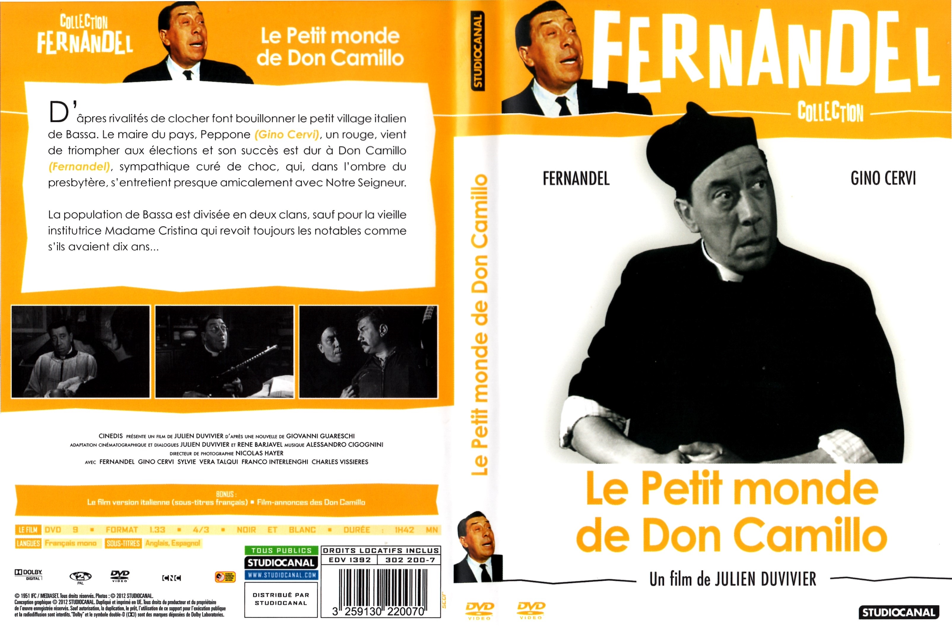 Jaquette DVD Don Camillo - Le Petit Monde de Don Camillo v4