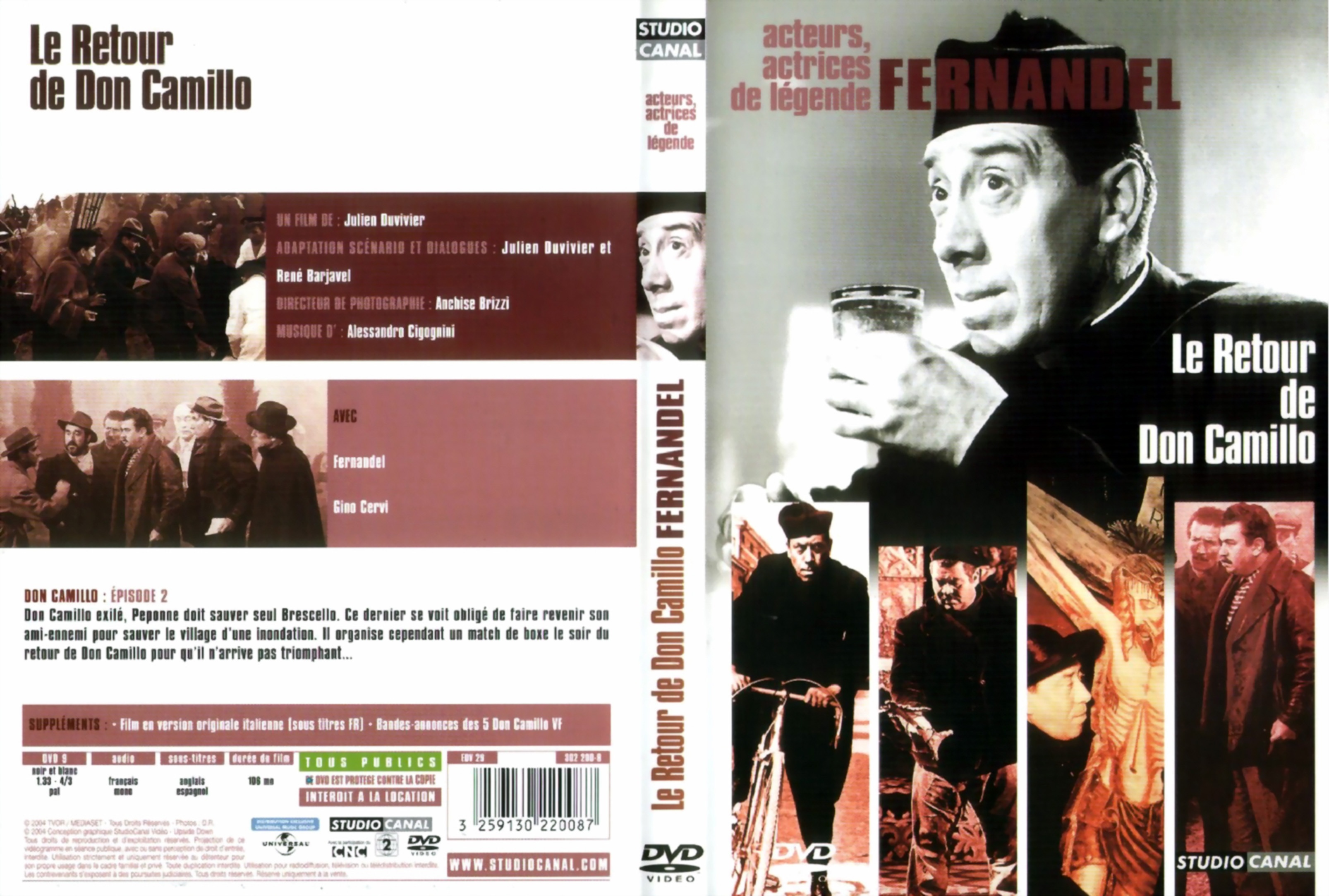 Jaquette DVD Don Camillo - Le Retour de Don Camillo v2