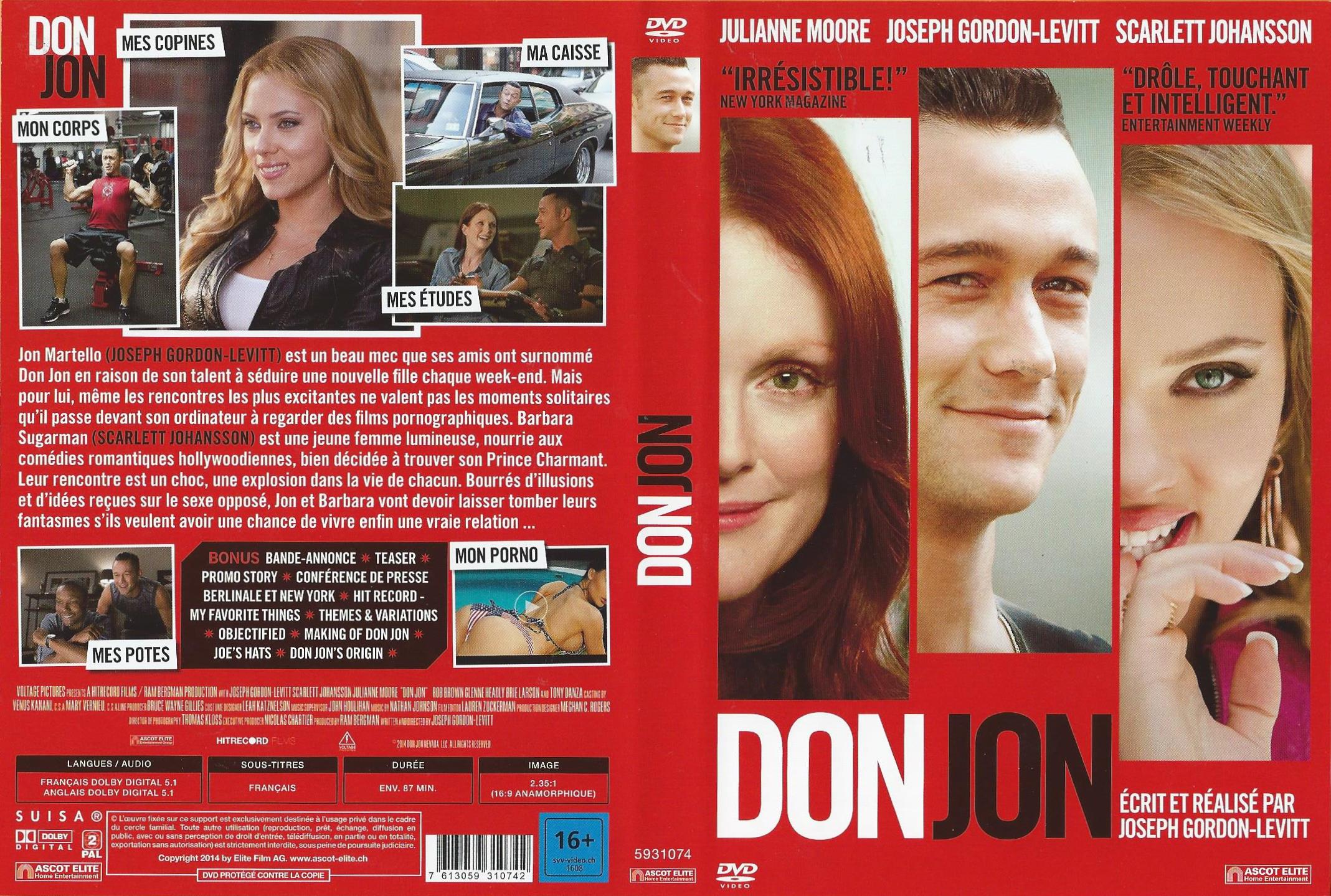 Jaquette DVD Don Jon v2