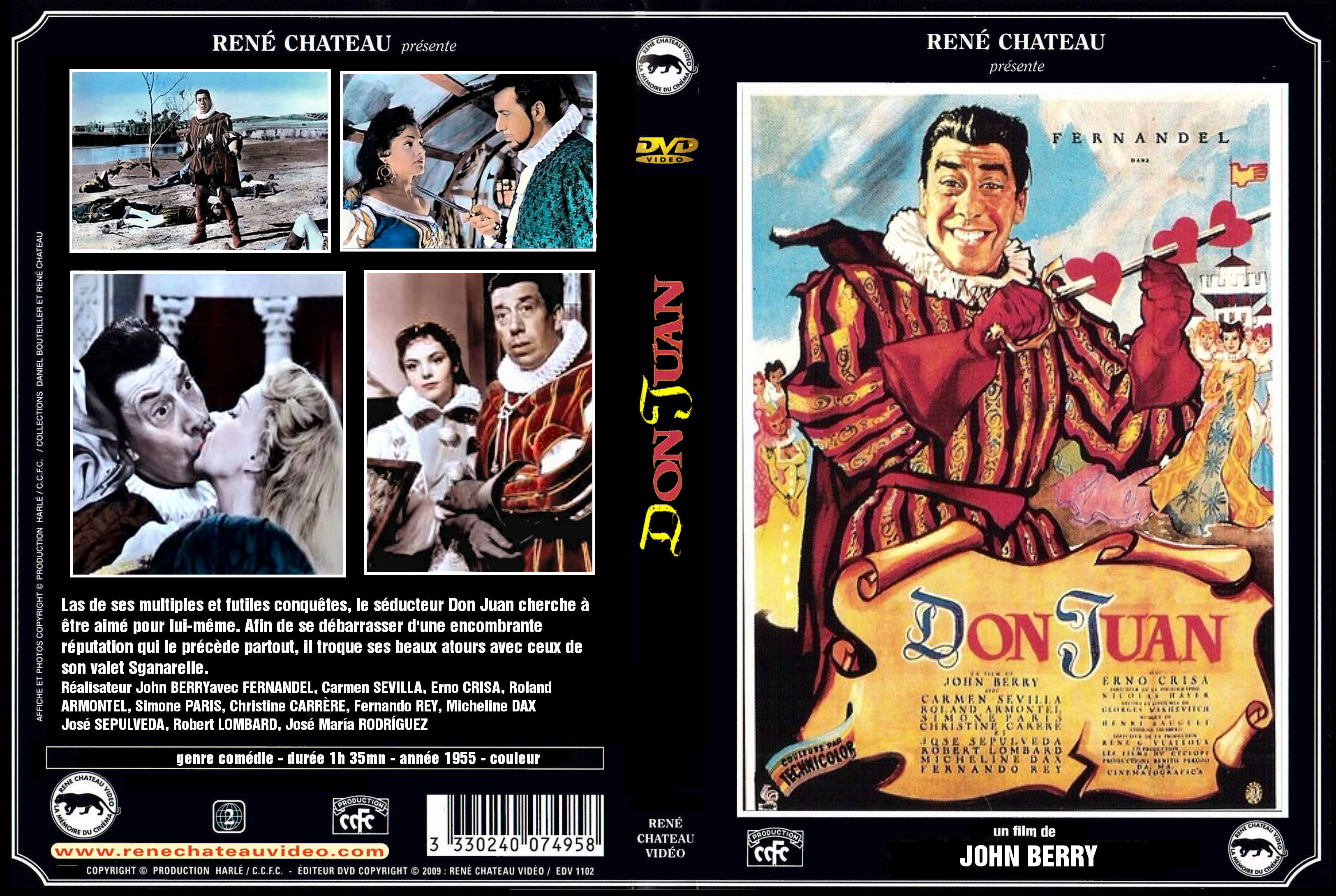 Jaquette DVD Don Juan custom