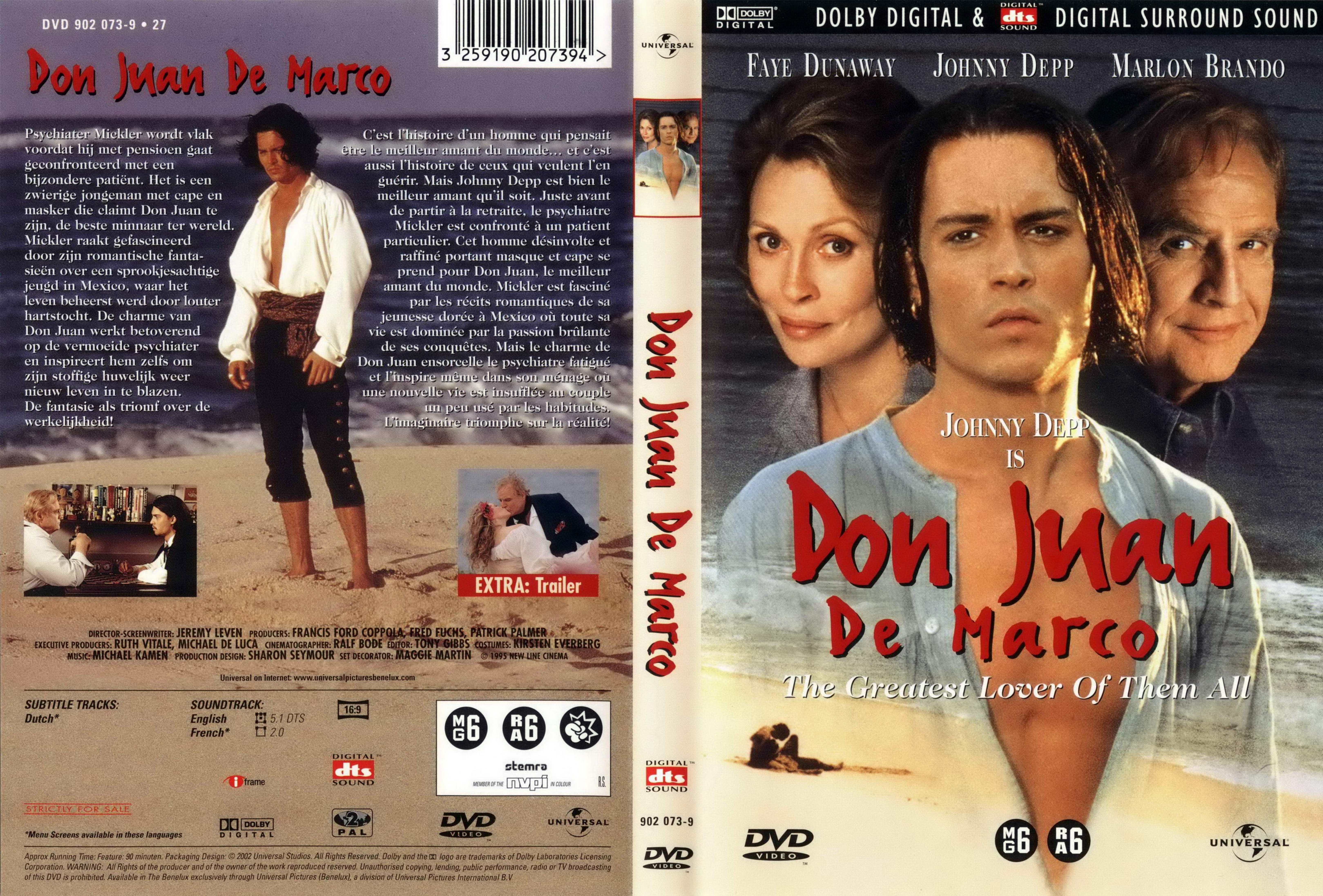 Jaquette DVD Don Juan de Marco