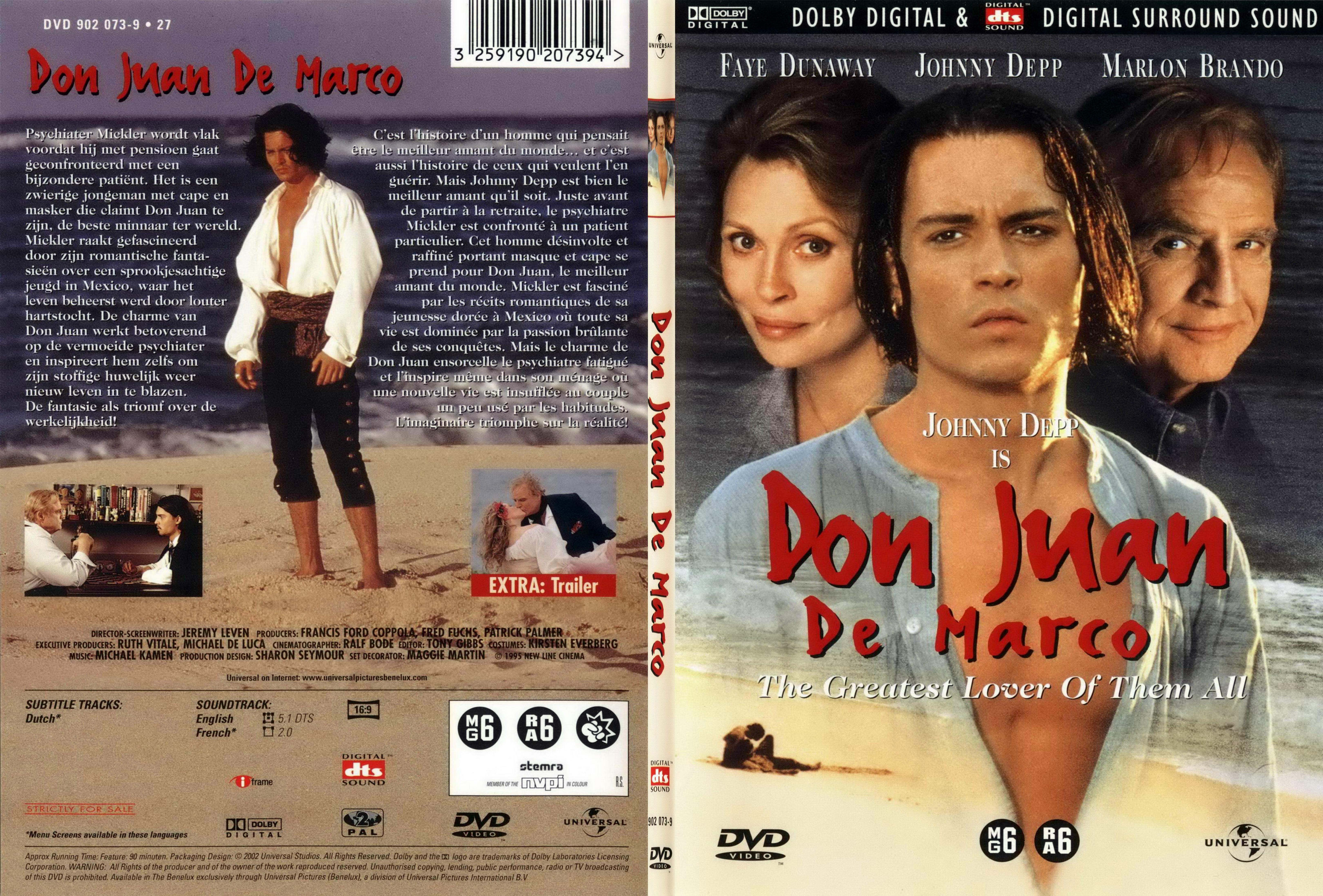 Jaquette DVD Don Juan de Marco - SLIM