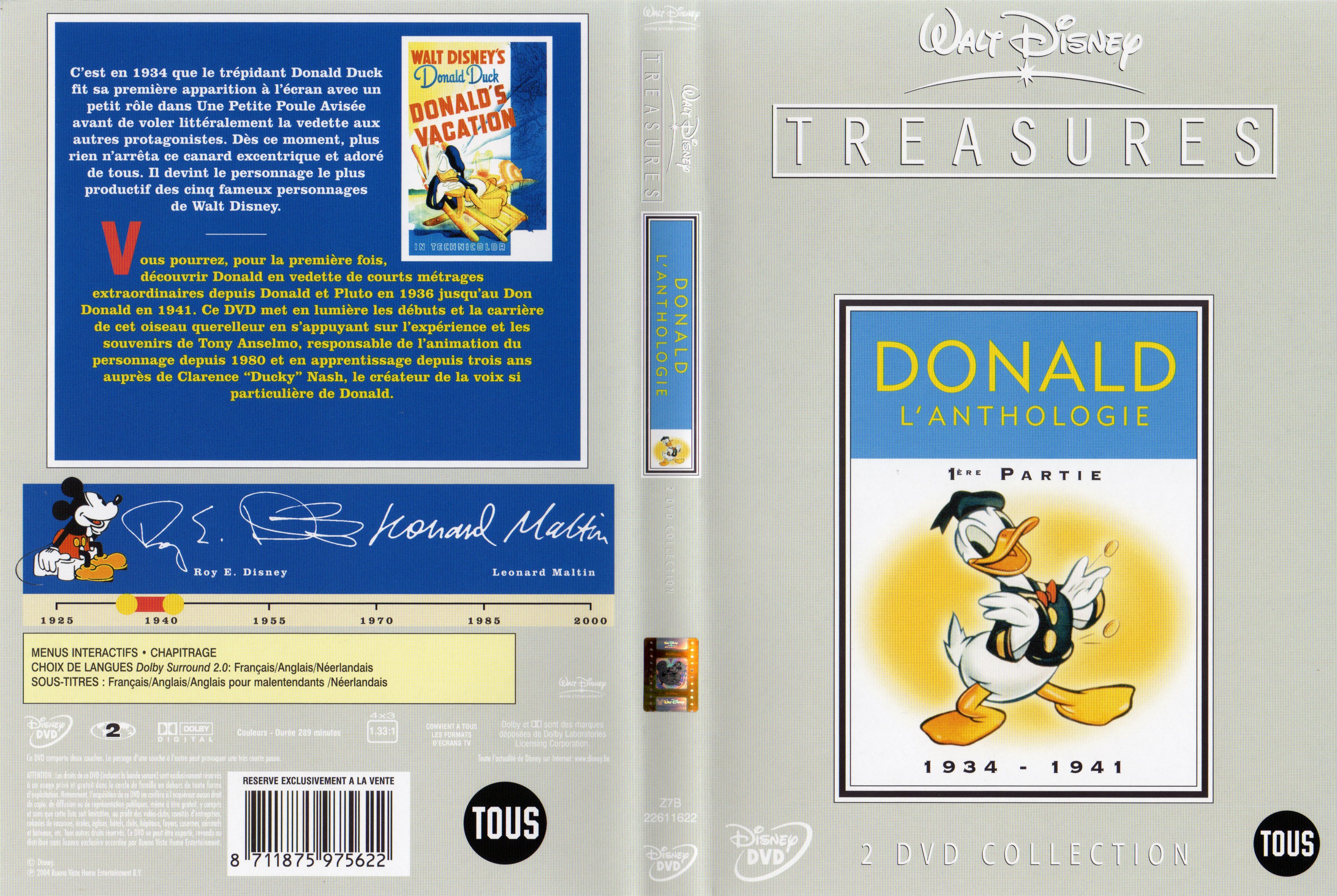 Jaquette DVD Donald l